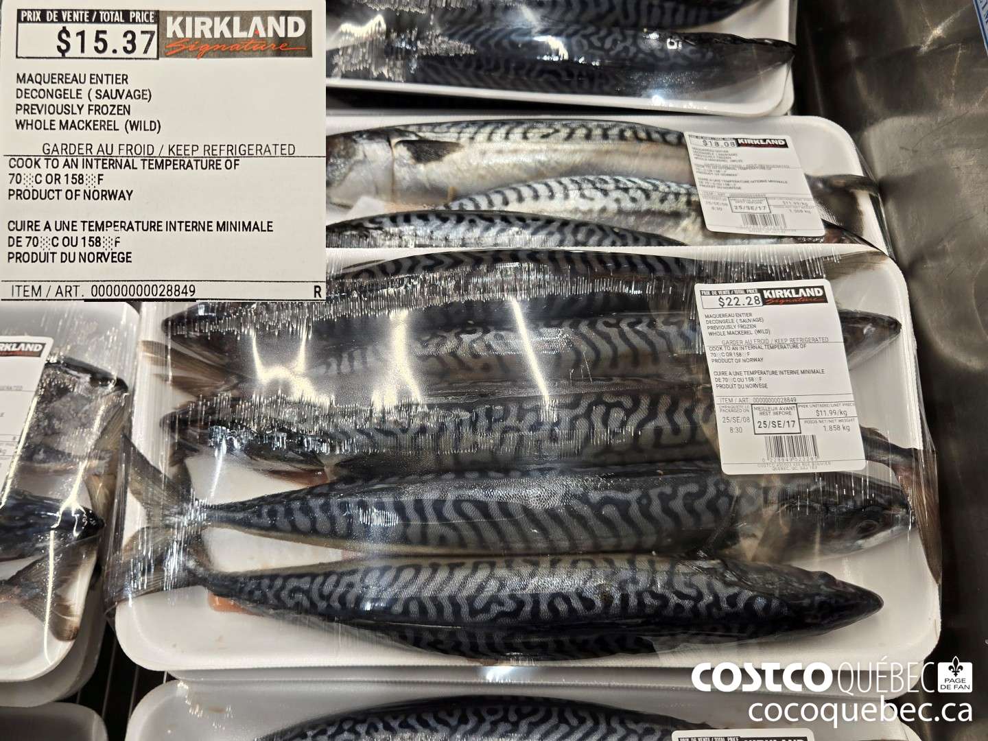 28849 maquereau entier  ($5.00 INSTANT SAVINGS)