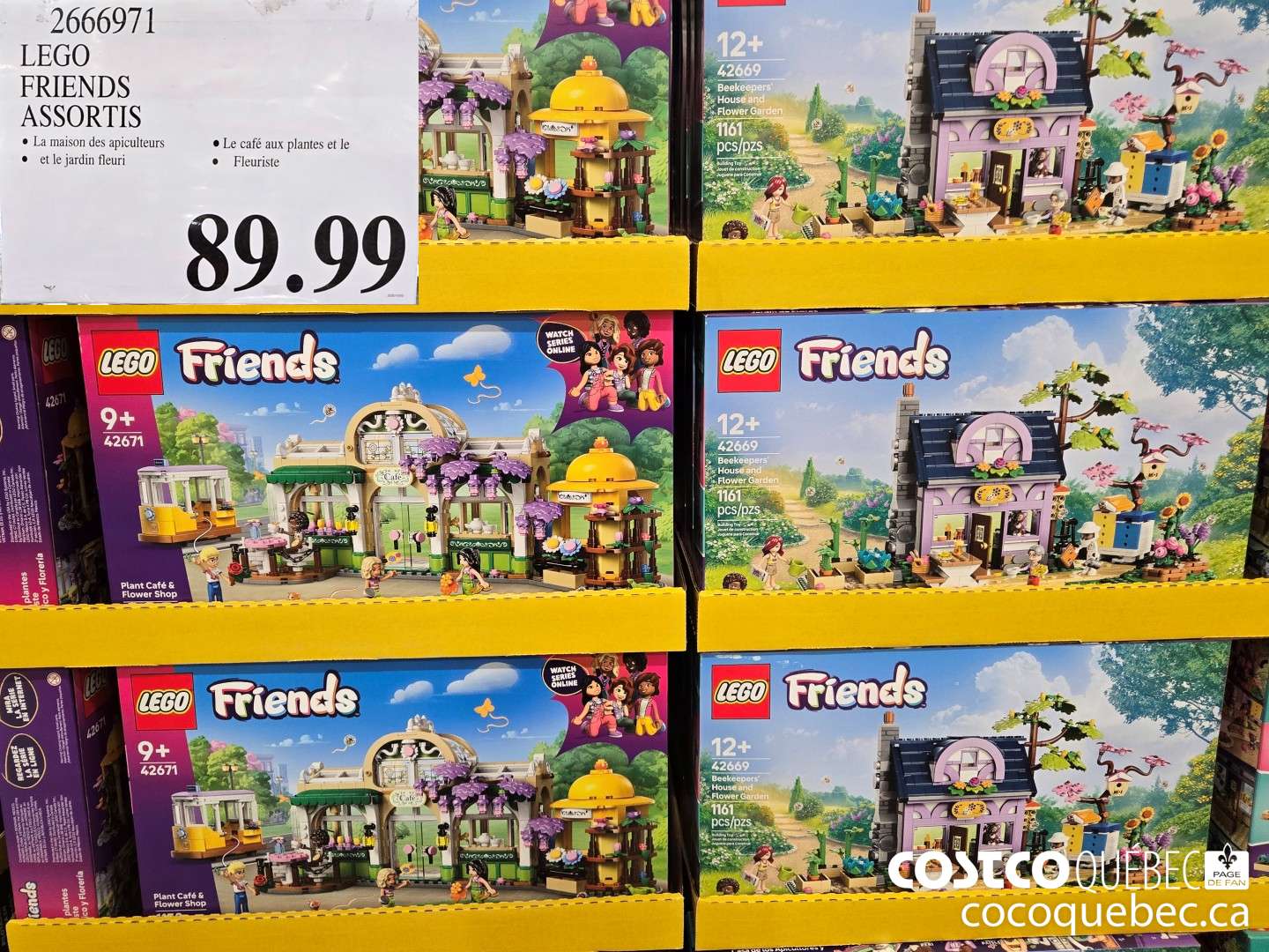 2666971 LEGO FRIENDS ASSORTIS  $89.99