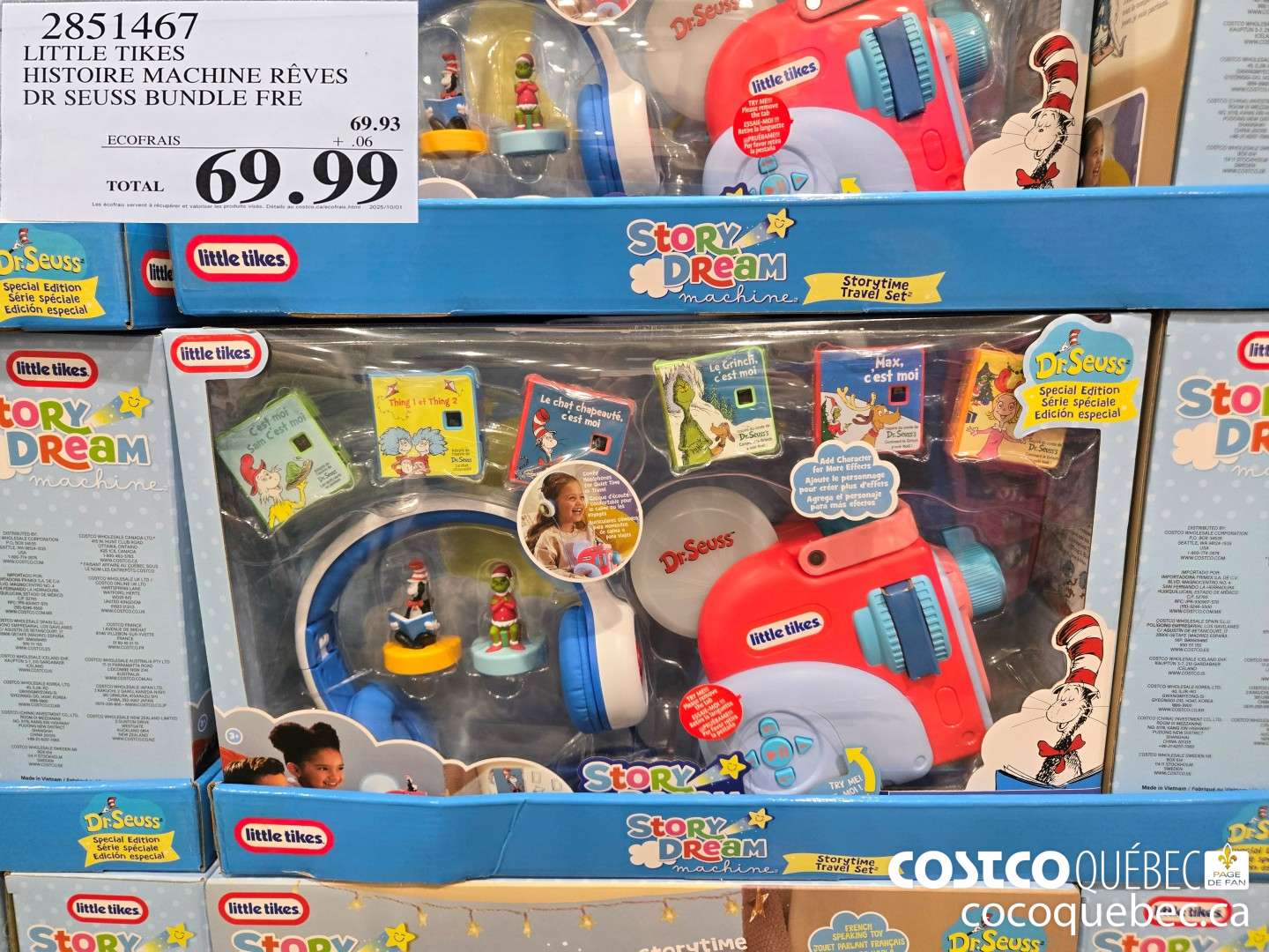 2851467 LITTLE TIKES HISTOIRE MACHINE REVES DR SEUSS BUNDLE FRE  $69.99