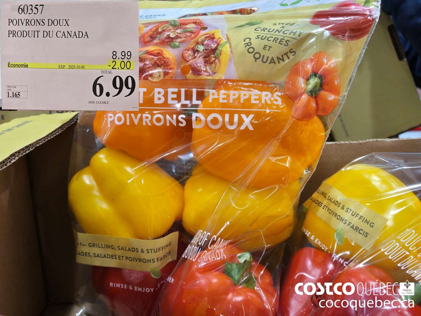 60357 POIVRONS DOUX ($2.00 INSTANT SAVINGS EXPIRES ON 2025-10-08) $6.99