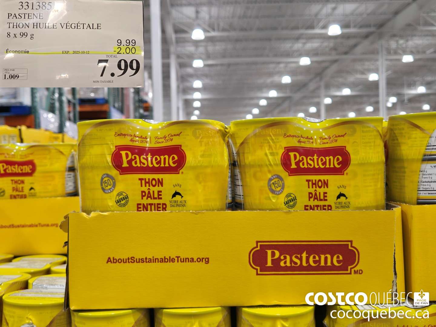 331385 THON HUILE VEGETALE  ($2.00 INSTANT SAVINGS EXPIRES ON 2025-10-12) $7.99