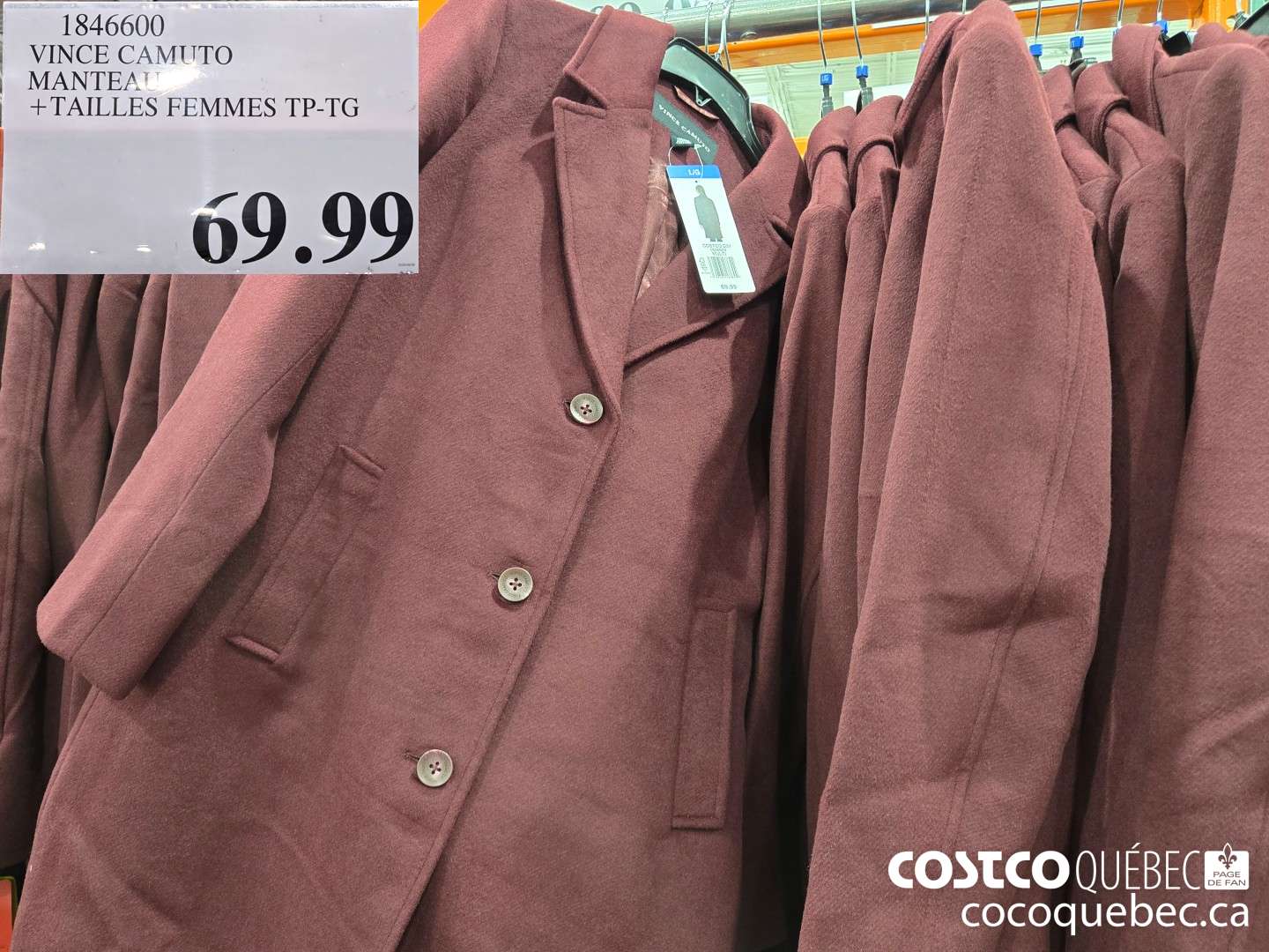 1846600 VINCE CAMUTO MANTEA™ +TAILLES FEMMES TP-TG  $69.99