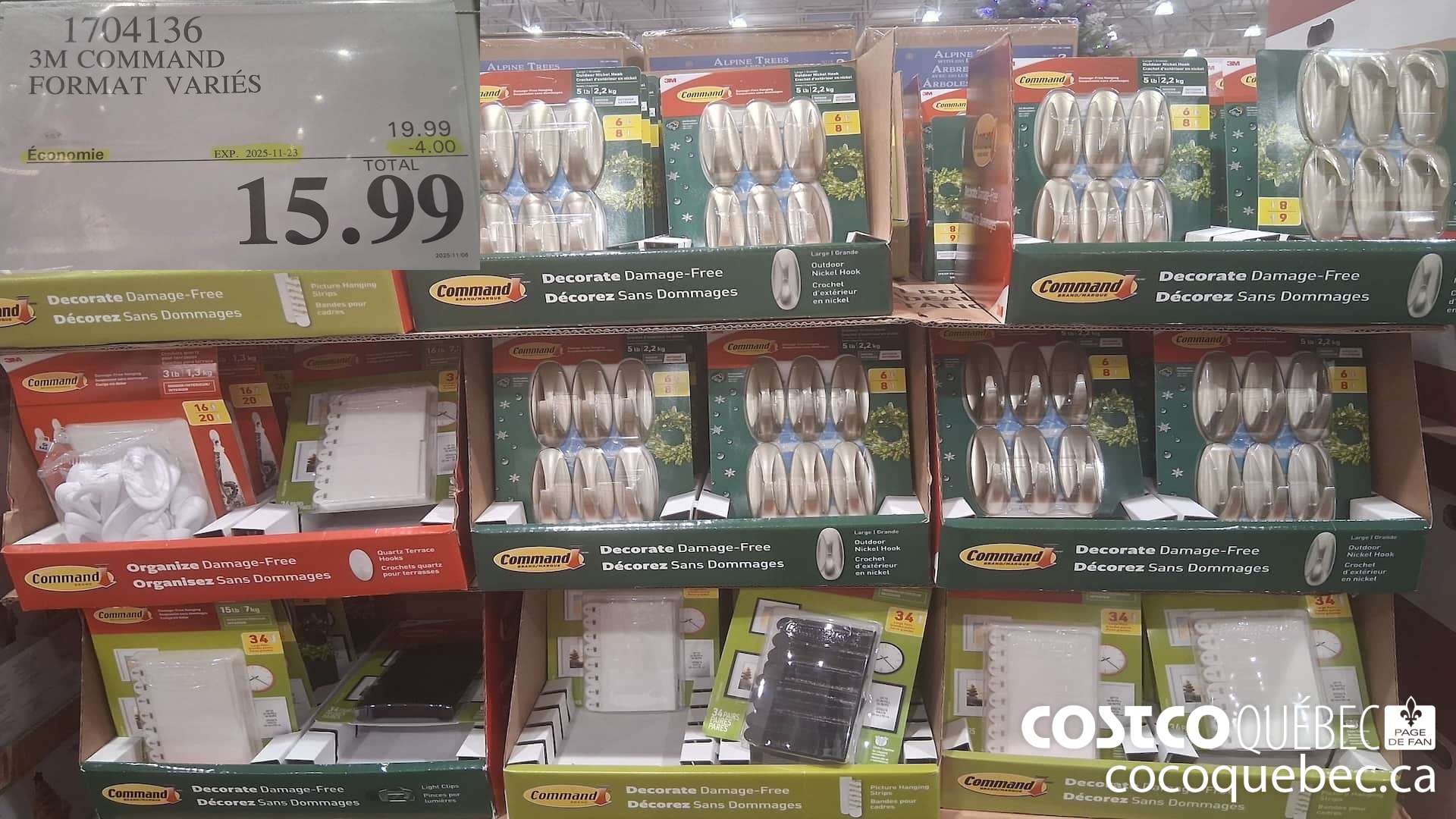 1704136 3M COMMAND FORMAT VARIES ($4.00 INSTANT SAVINGS EXPIRES ON 2025-11-23) $15.99