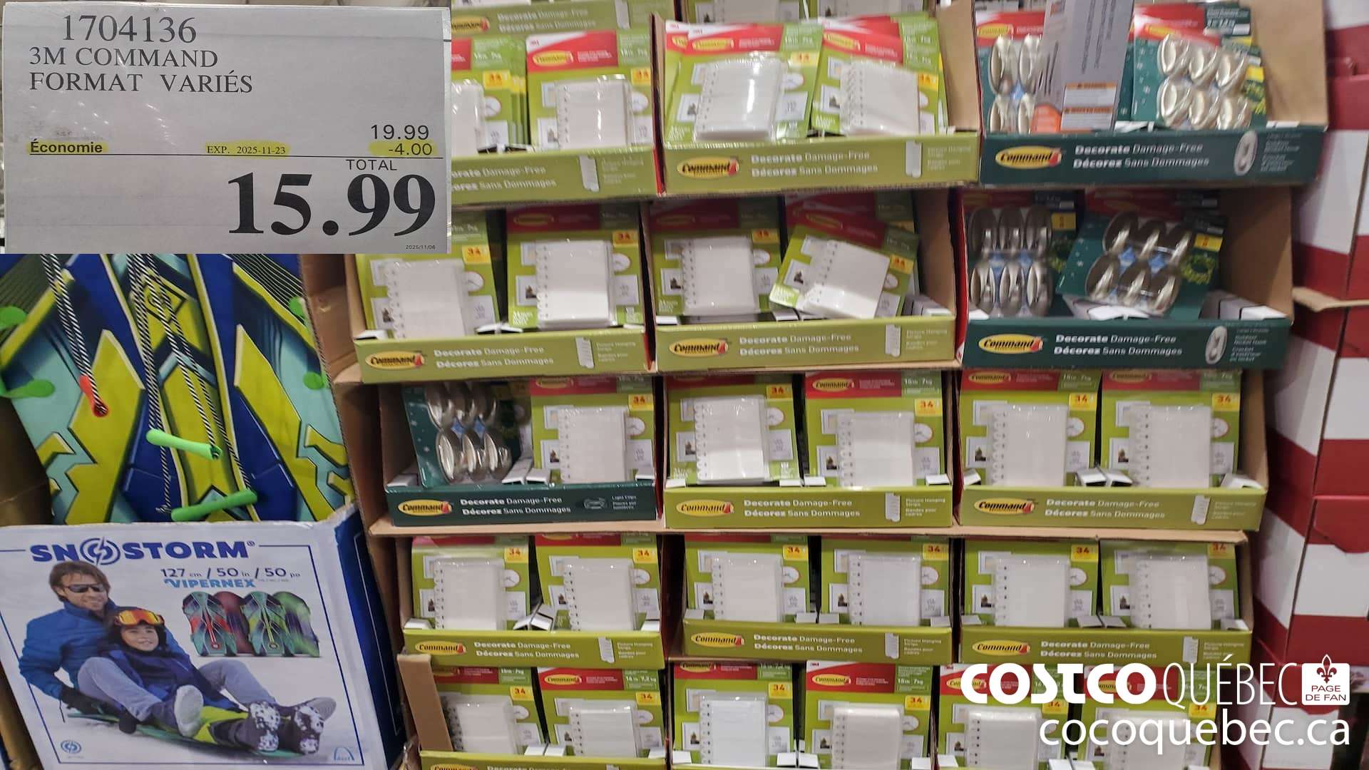 1704136 3M COMMAND FORMAT VARIES ($4.00 INSTANT SAVINGS EXPIRES ON 2025-11-23) $15.99