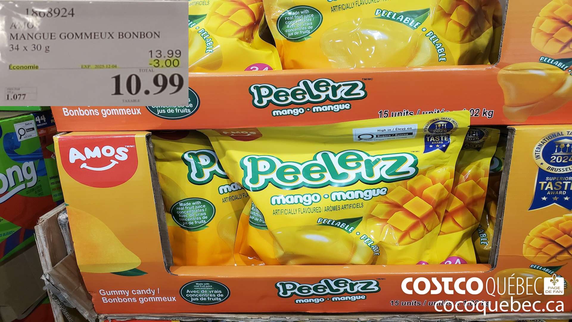 1868924 AMOS MANGUE GOMMEUX BONBON ($3.00 INSTANT SAVINGS EXPIRES ON 2025-12-04) $10.99