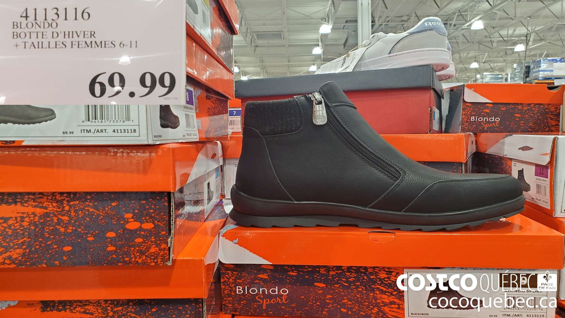 4113116 BLONDO BOTTE D'HIVER + TAILLES FEMMES 6-11  $69.99