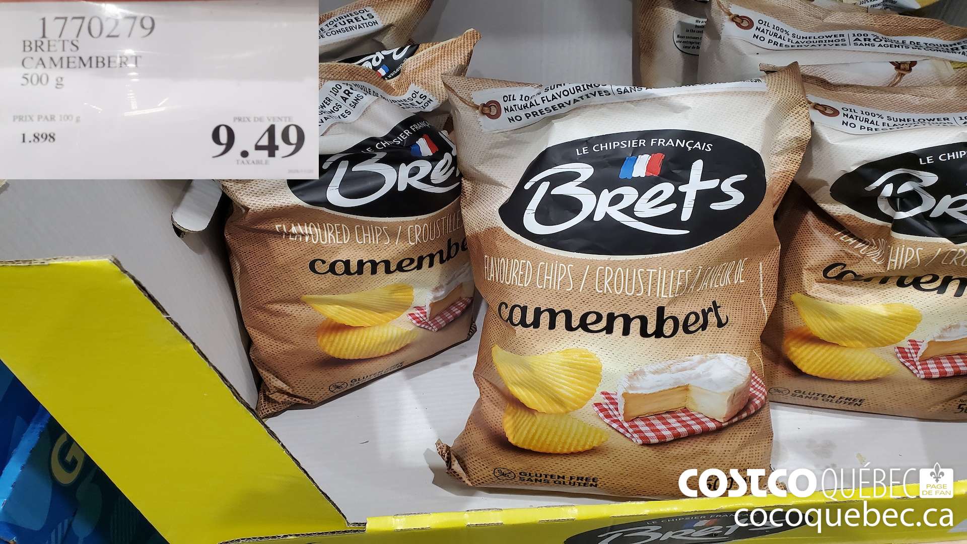 1770279 BRETS CAMEMBER 500 g $9.49
