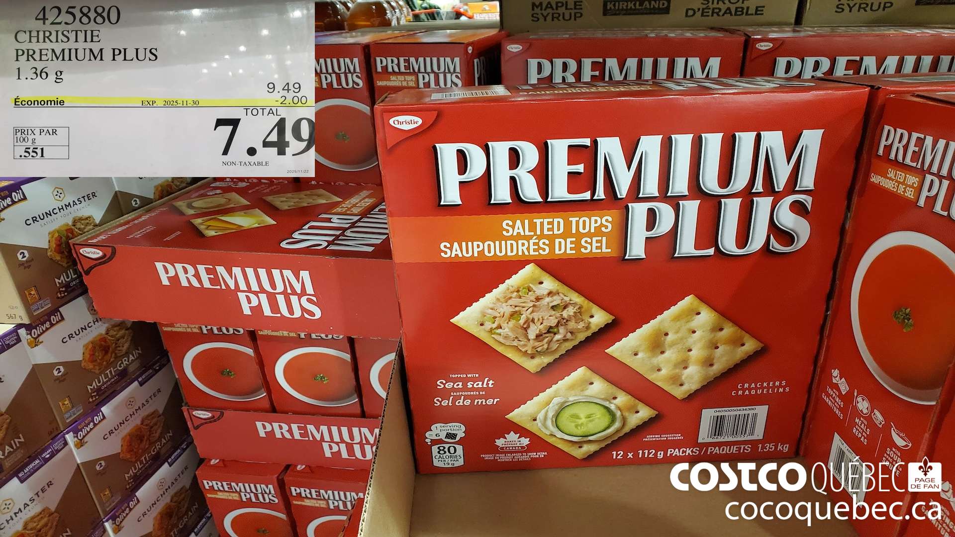 425880 CHRISTIE PREMIUM PLUS 1.36G ($2.00 INSTANT SAVINGS EXPIRES ON 2025-11-30) $7.49