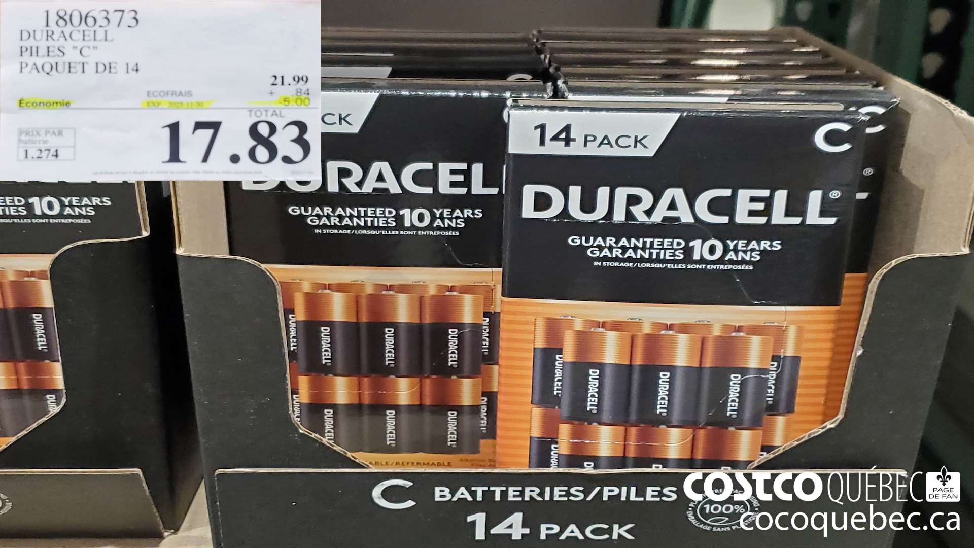 1806373 DURACELL PILES 