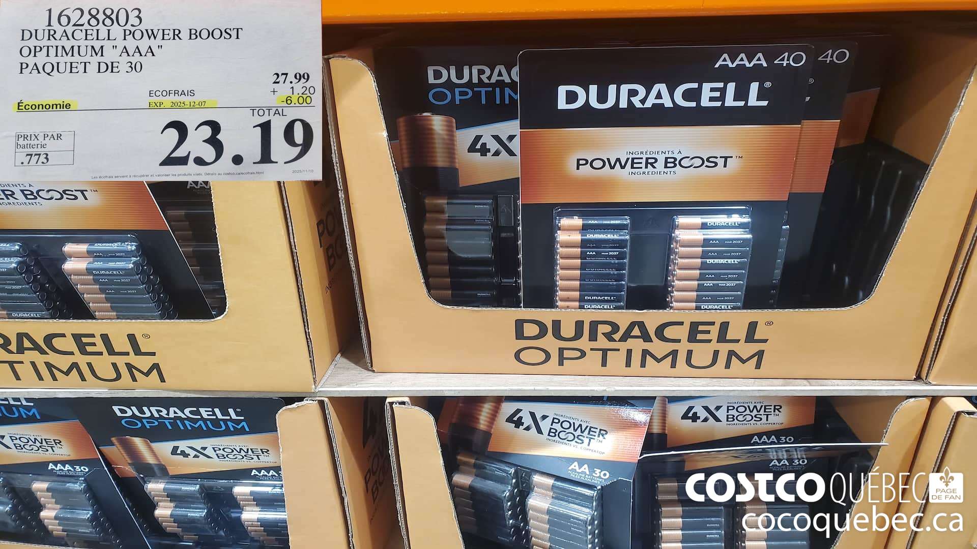 1628803 DURACELL POWER BOOST OPTIMUM 
