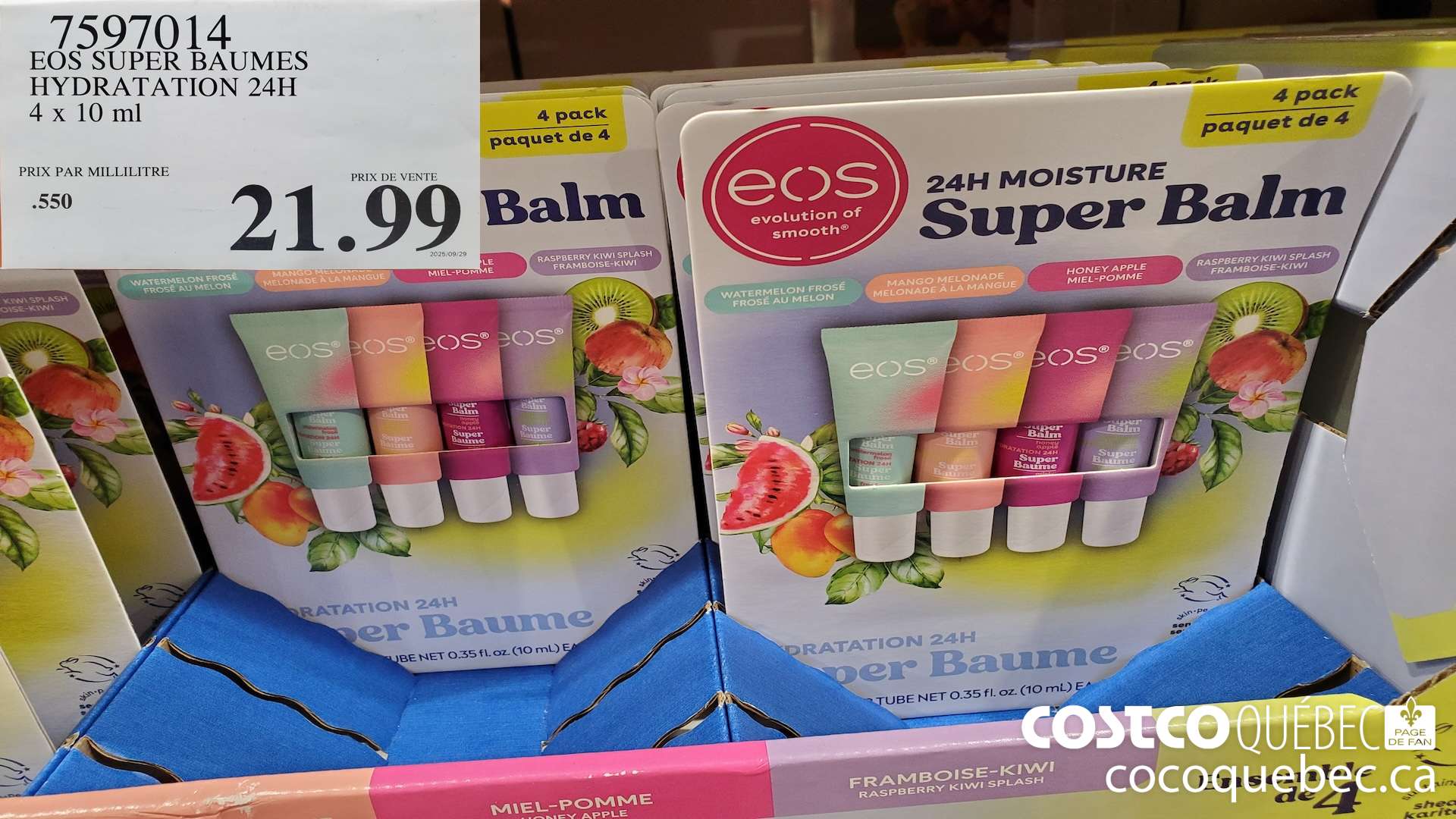 7597014 EOS SUPER BAUMES HYDRATION 24H  $21.99