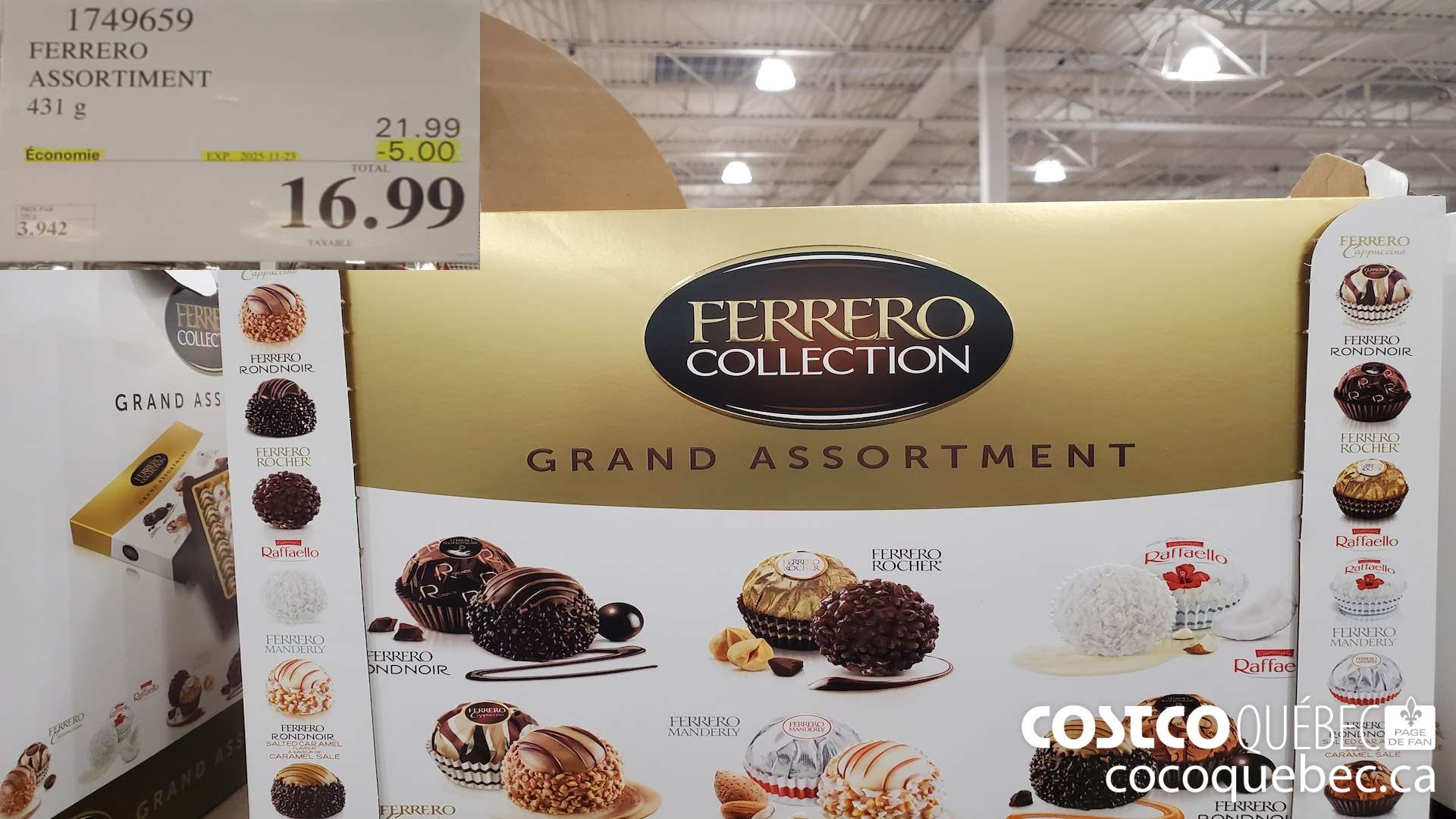 1749659 FERRERO ASSORTIMENT  ($5.00 INSTANT SAVINGS EXPIRES ON 2025-11-23) $16.99