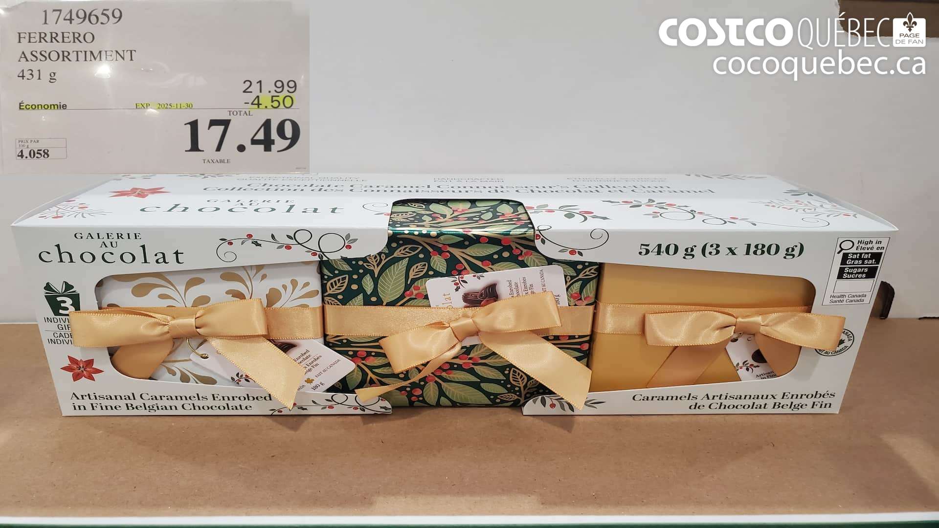 1749659 FERRERO ASSORTIMENT  ($4.50 INSTANT SAVINGS EXPIRES ON 2025-11-30) $17.49