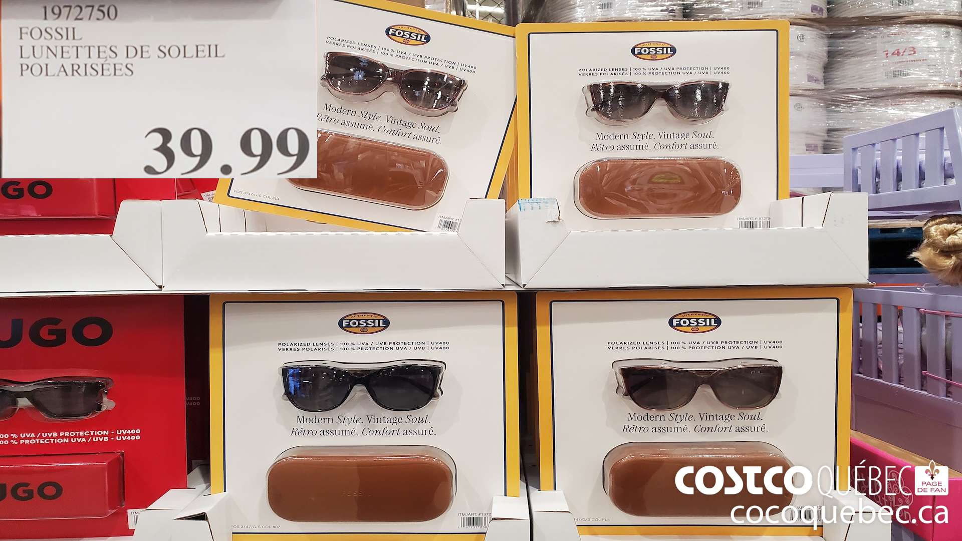 1972750 FOSSIL LUNETTES DE SOLEIL POLARISEES $39.99