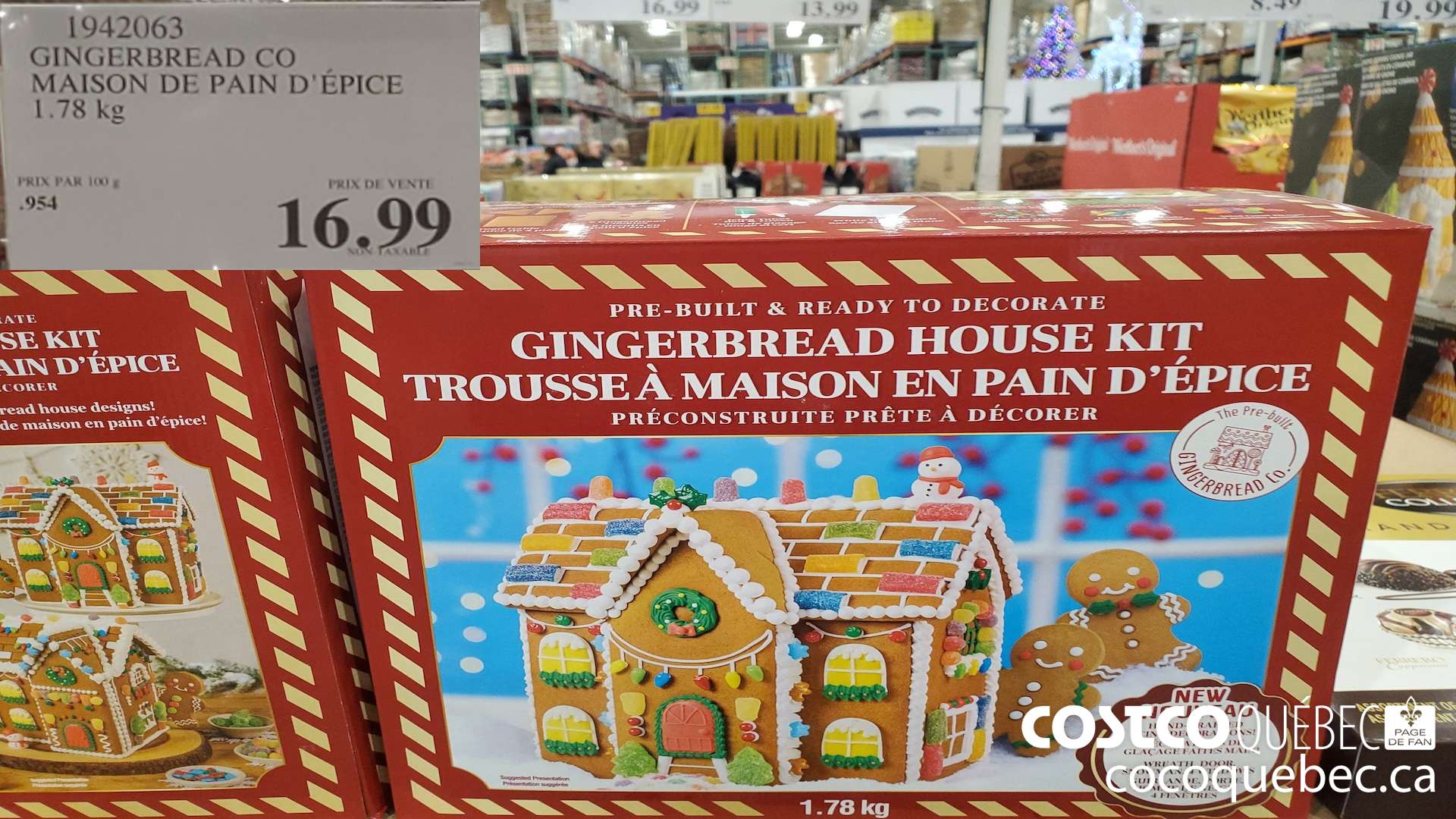 1942063 GINGERBREAD CO MAISON DE PAIN D’'EPICE 1.78 kg $16.99
