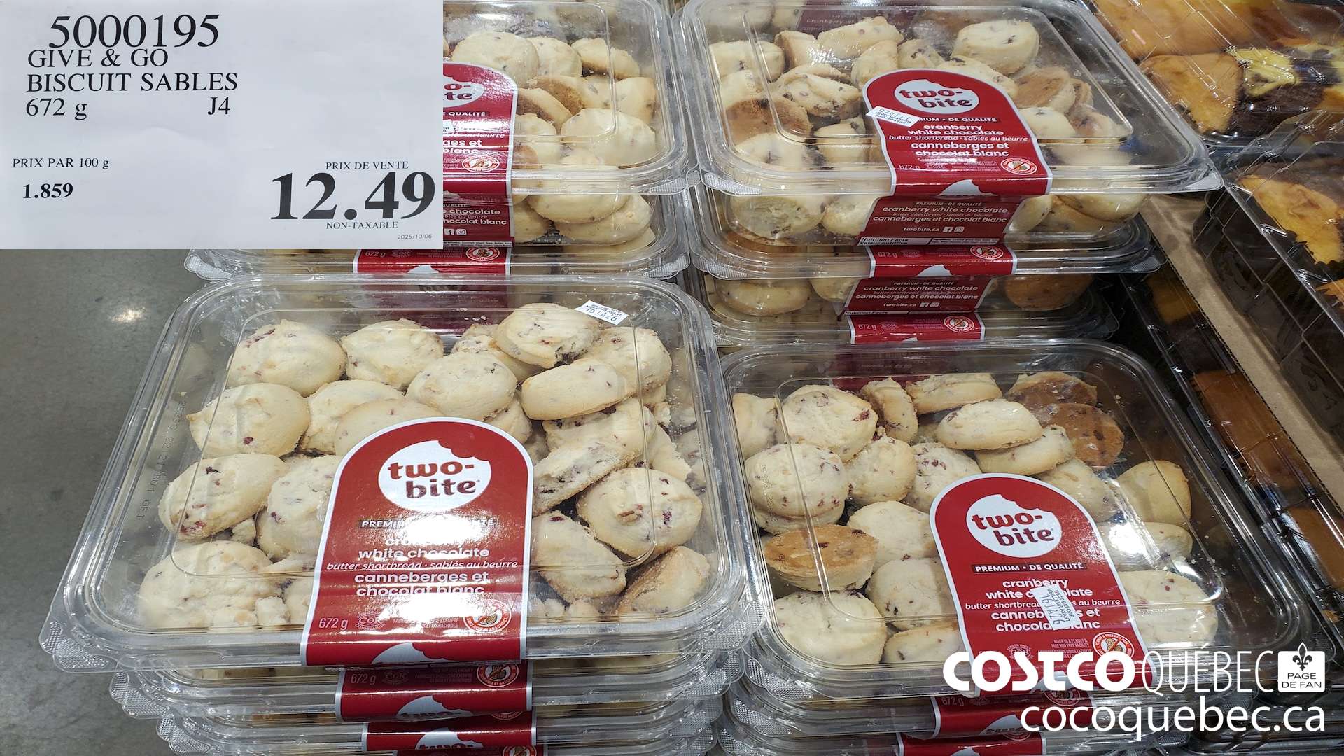 5000195 GIVE & GO BISCUIT SABLES  $12.49