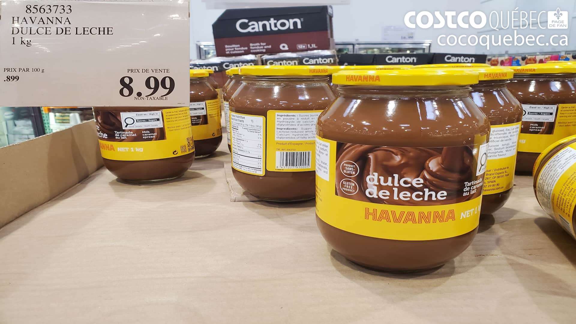 8563733 HAVANNA DULCE DE LECHE 1 KG $8.99