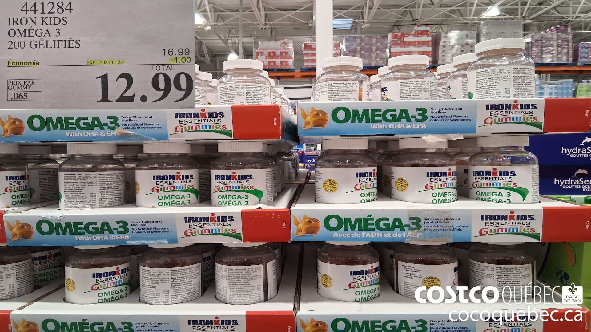 441284 IRON KIDS OMEGA 3 200 GELIFIES ($4.00 INSTANT SAVINGS EXPIRES ON 2025-11-23) $12.99