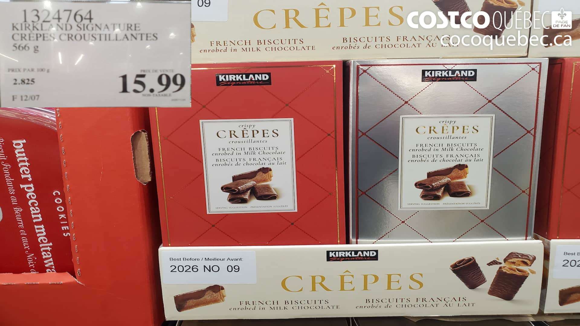1324764 KIRKLAND SIGNATURE CREPES 566 g $15.99