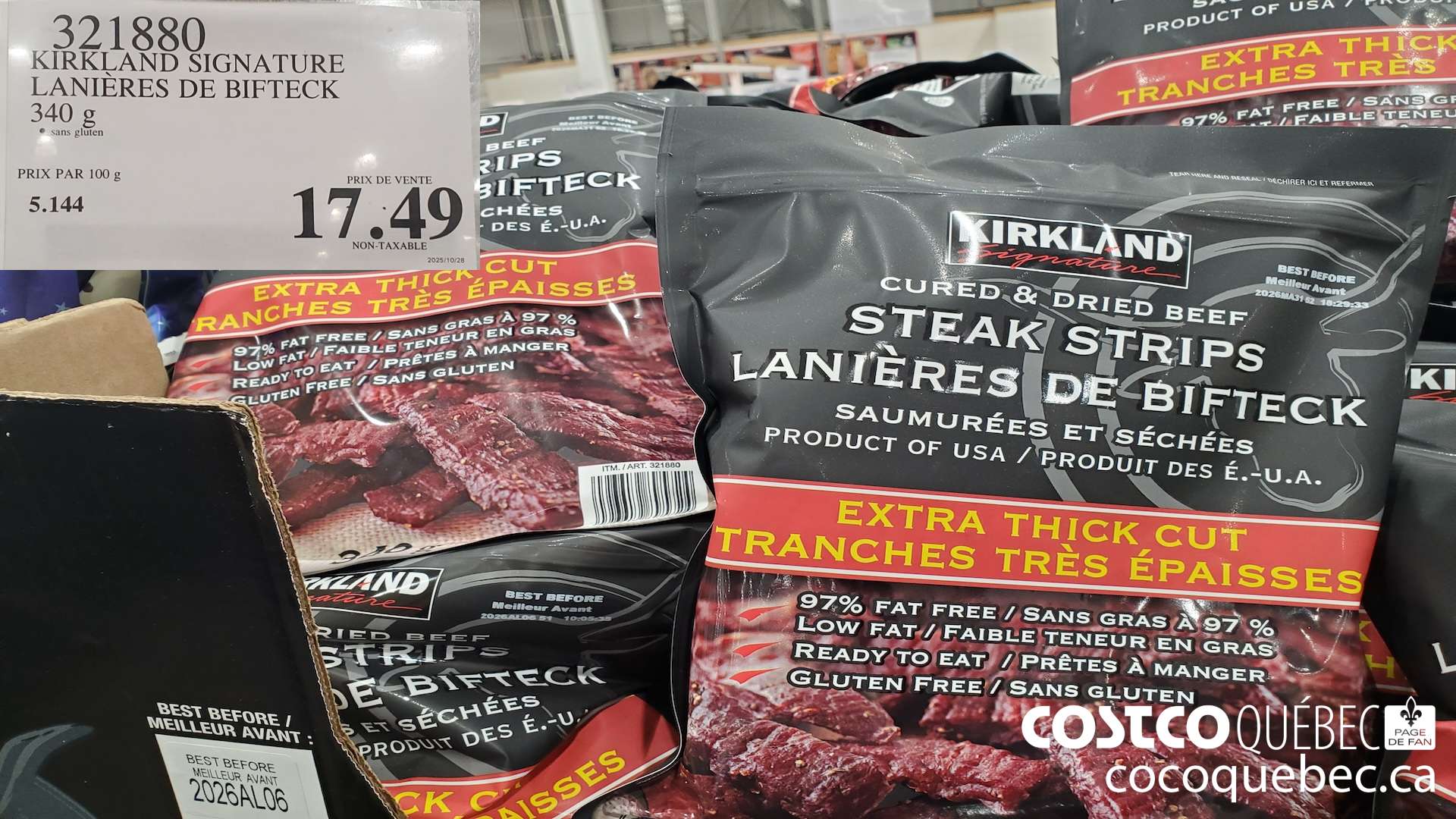 321880 KIRKLAND SIGNATURE LANIERES DE BIFTECK $17.49