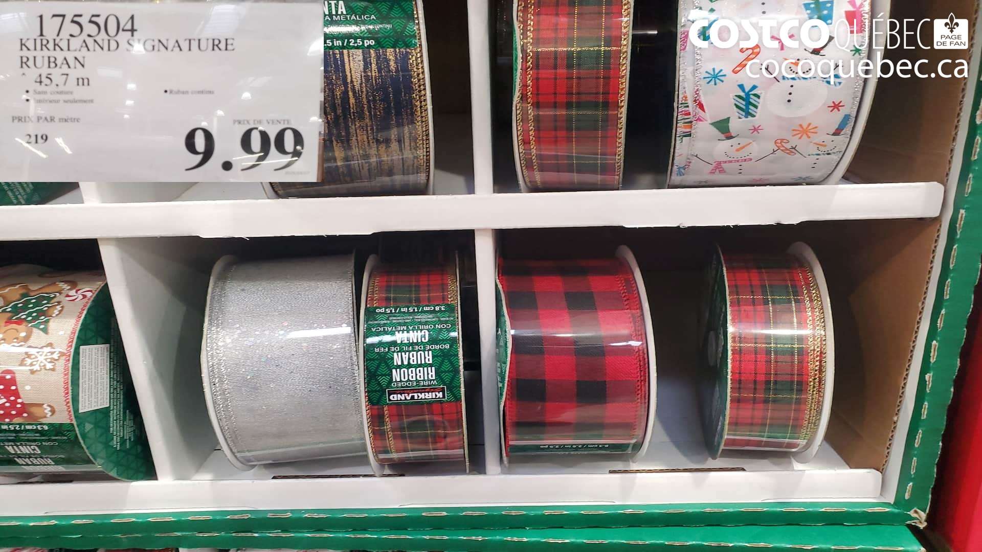 175504 KIRKLAND SIGNATURE RUBAN 45.7m  $9.99