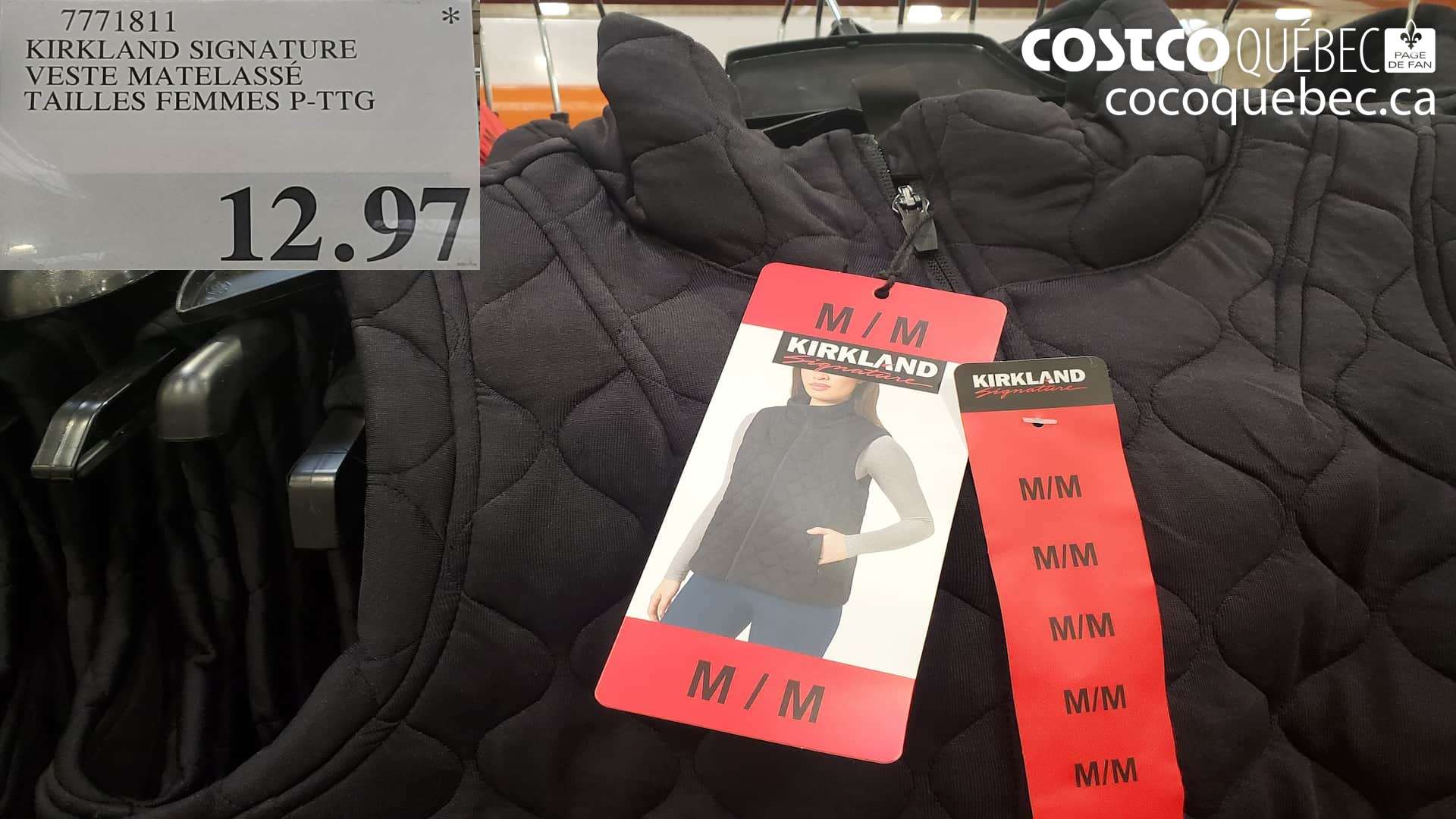 7771811 KIRKLAND SIGNATURE VESTE MATELASSE TAILLES FEMMES P-TTG  $12.97