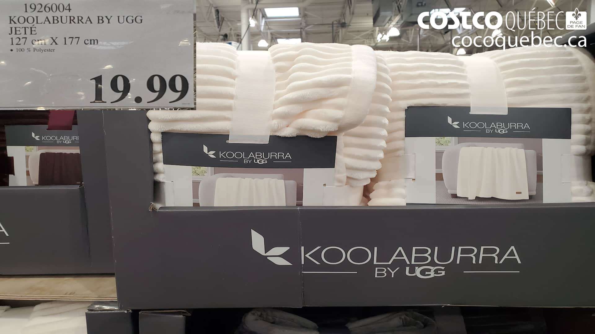 1926004 KOOLABURRA BY UGG ; JETE 127 cm X 177 cm  $19.99