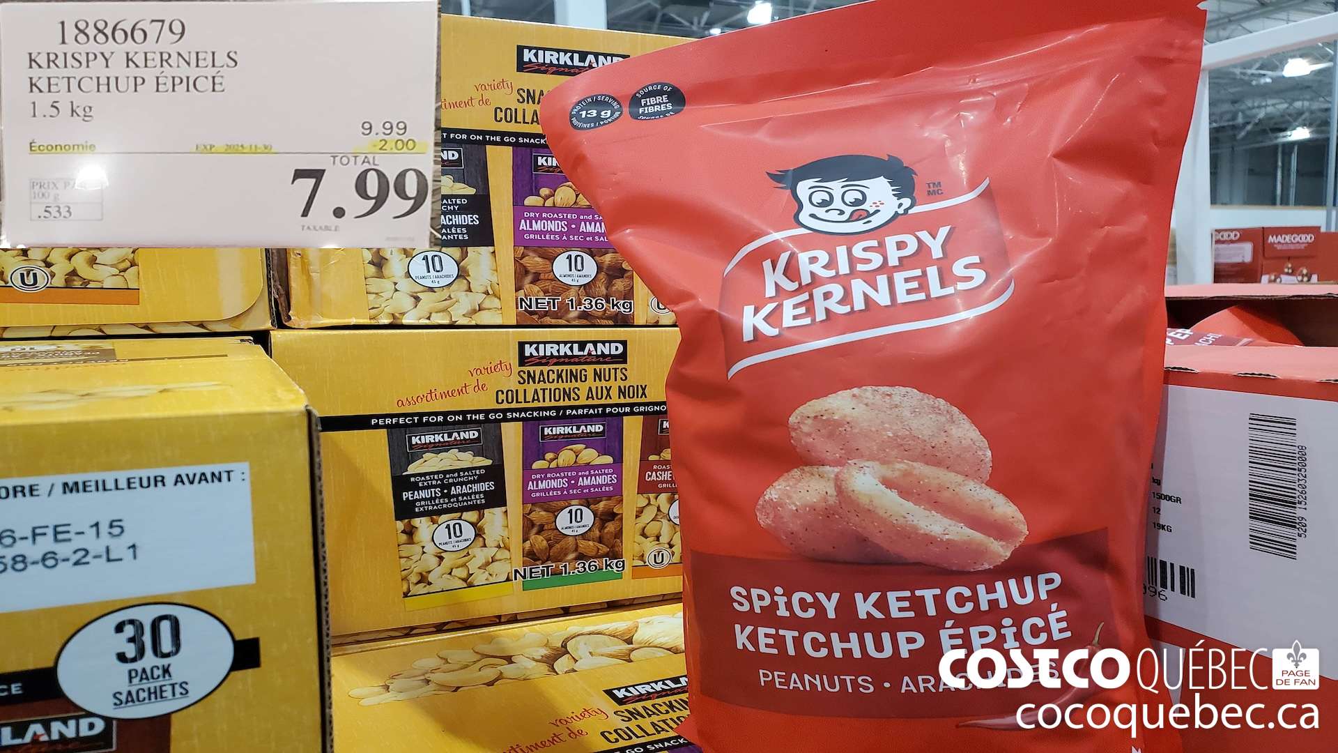 1886679 KRISPY KERNELS KETCHUP EPICE 1.5KG ($2.00 INSTANT SAVINGS EXPIRES ON 2025-11-30) $7.99