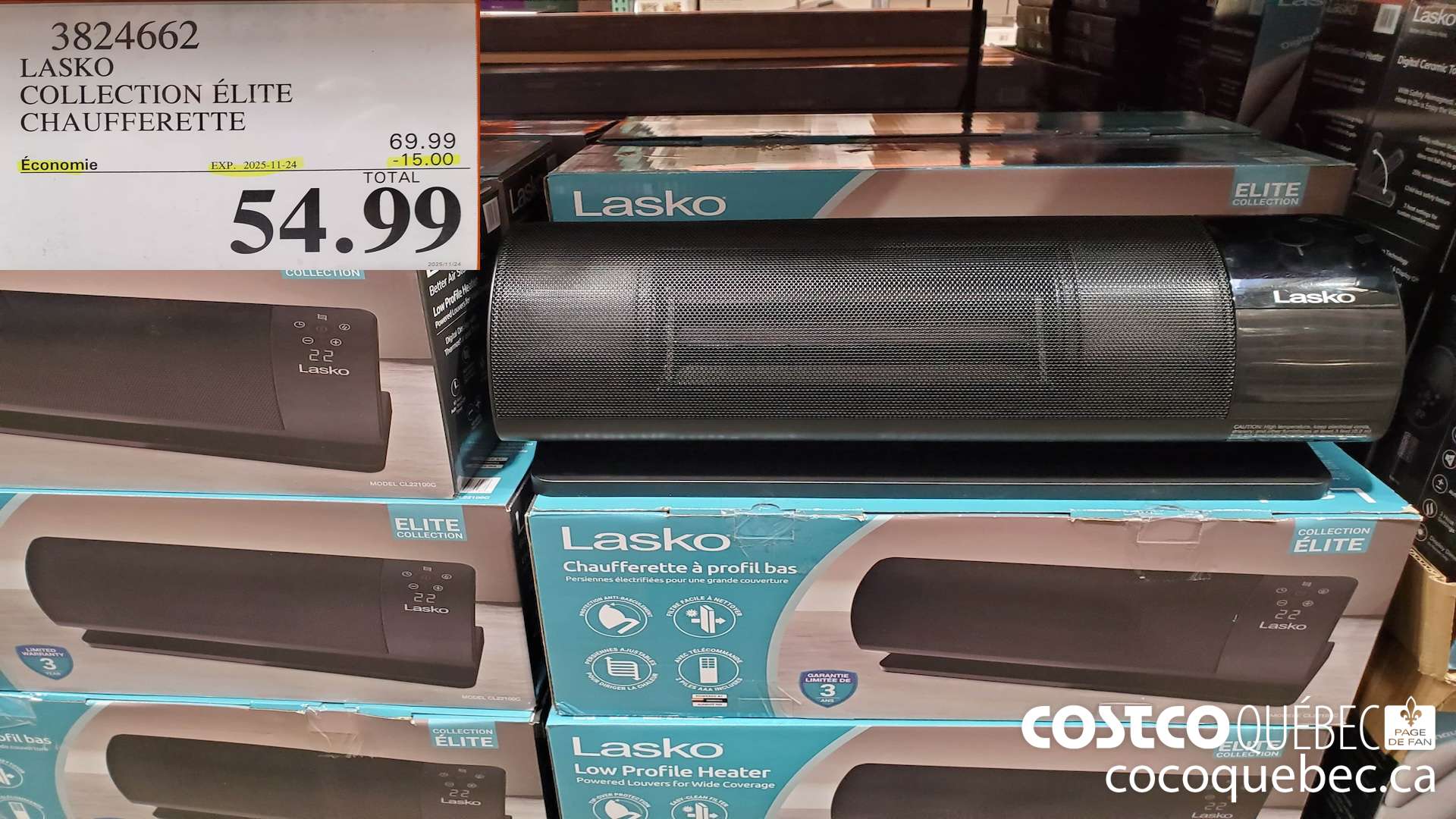 3824662 LASKO COLLECTION ELITE CHAUFFERETTE ($15.00 INSTANT SAVINGS EXPIRES ON 2025-11-24) $54.99