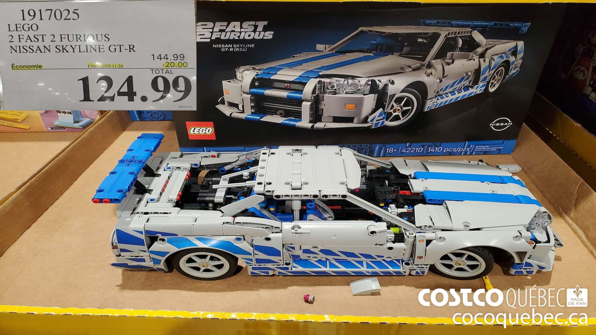 1917025 LEGO 2 FAST 2 FURIOUS NISSAN SKYLINE GT-R ($20.00 INSTANT SAVINGS EXPIRES ON 2025-11-24) $124.99