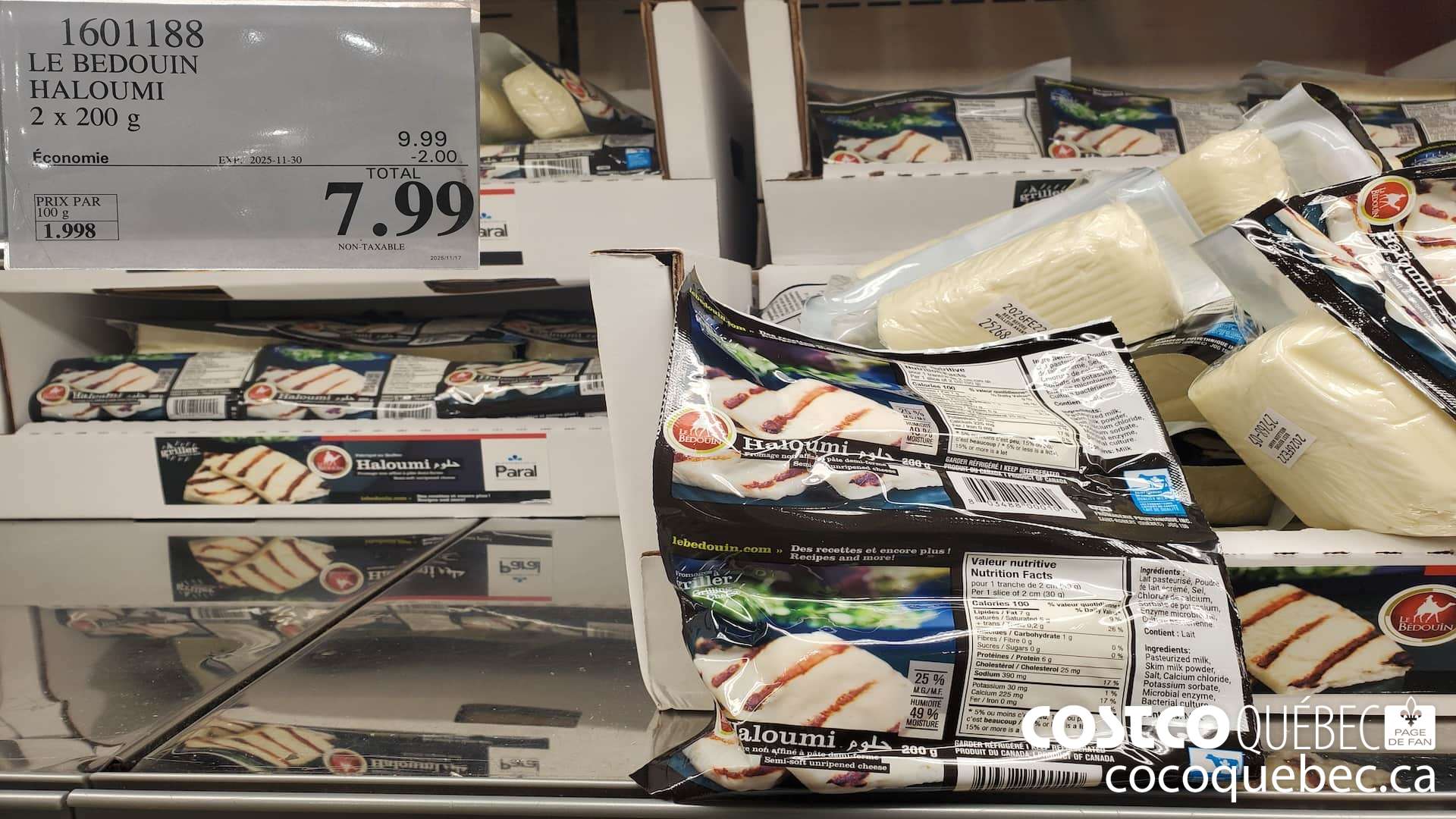 1601188 LE BEDOUIN HALOUMI 2 x 200  ($2.00 INSTANT SAVINGS EXPIRES ON 2025-11-30) $7.99