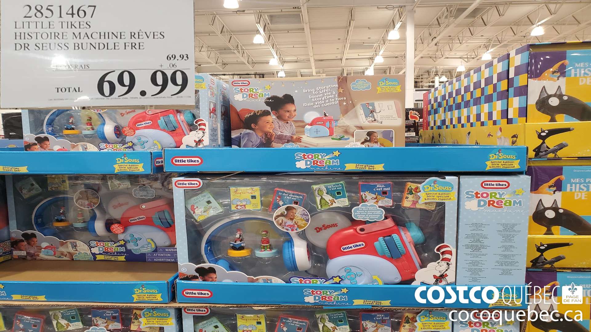 2851467 LITTLE TIKES HISTOIRE MACHINE REVES DR SEUSS BUNDLE FRE  $69.99