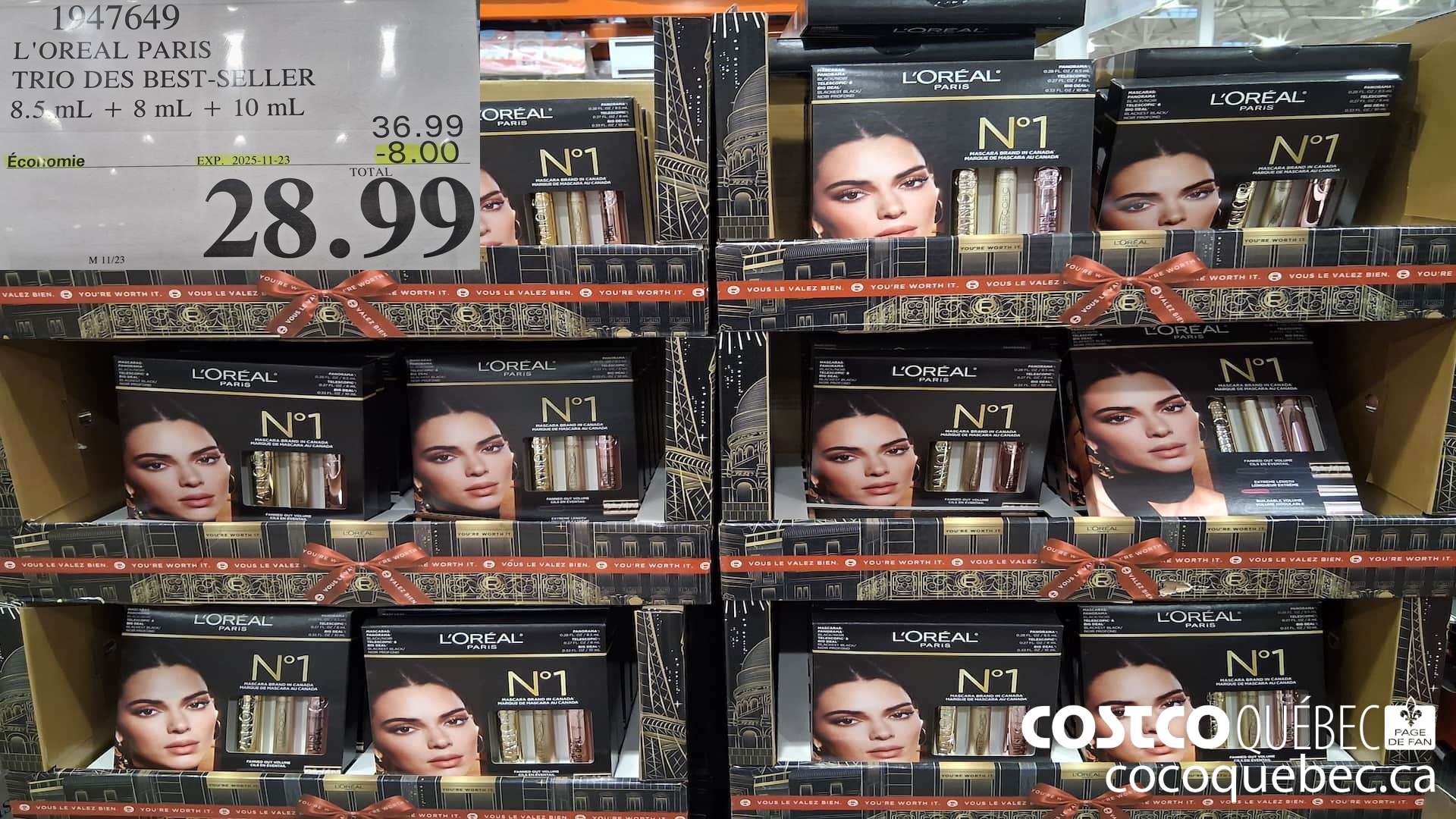 1947649 L'OREAL PARIS TRIO DES BEST-SELLER 8.5ML + 8ML + 10ML ($8.00 INSTANT SAVINGS EXPIRES ON 2025-11-23) $28.99