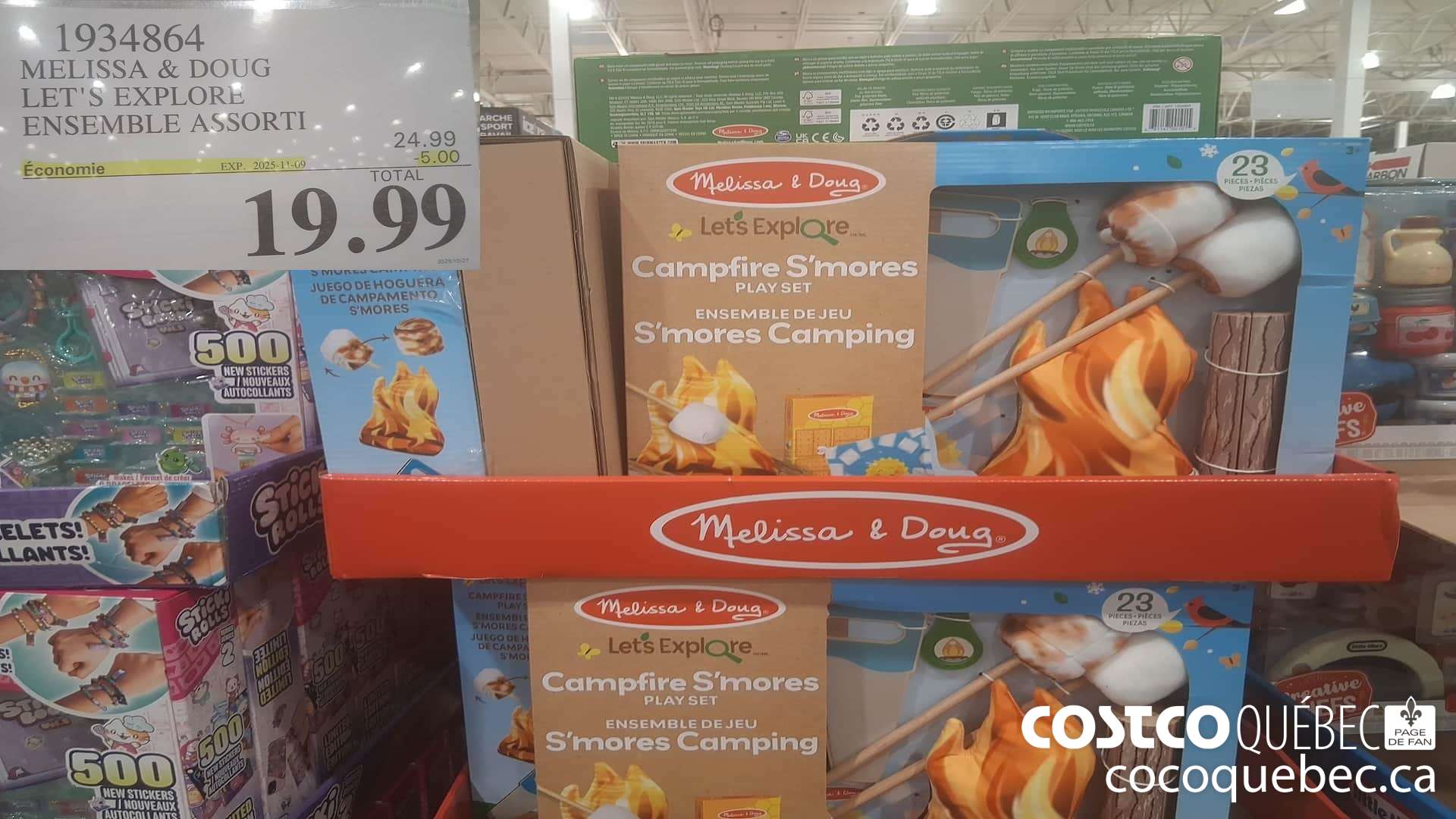 1934864 MELISSA & DOUG LET'S EXPLORE ENSEMBLE ASSORTI  ($5.00 INSTANT SAVINGS EXPIRES ON 2025-11-09) $19.99