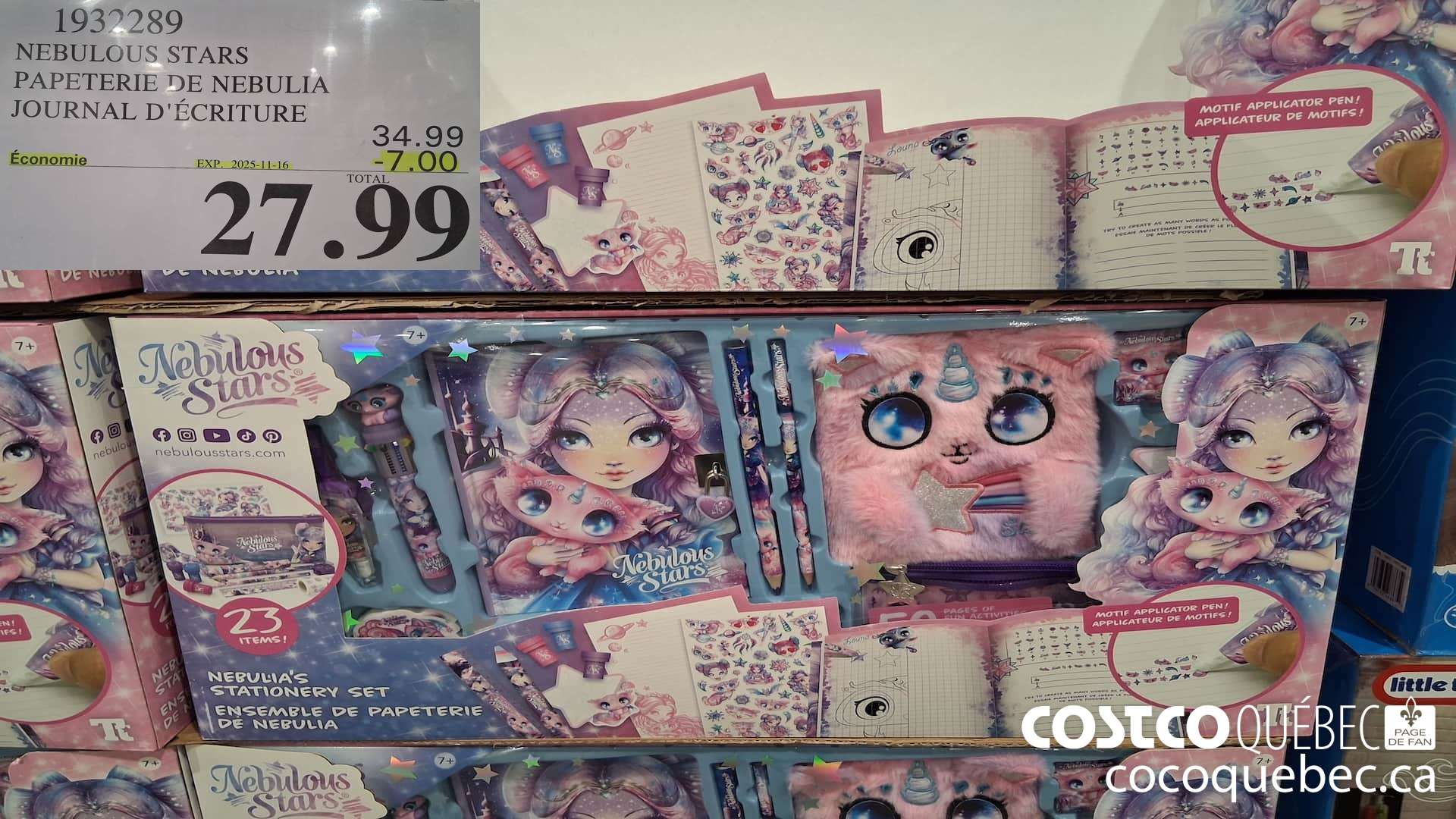 1932289 NEBULOUS STARS PAPETERIE DE NEBULIA JOURNAL D'ECRITURE  ($7.00 INSTANT SAVINGS EXPIRES ON 2025-11-16) $27.99