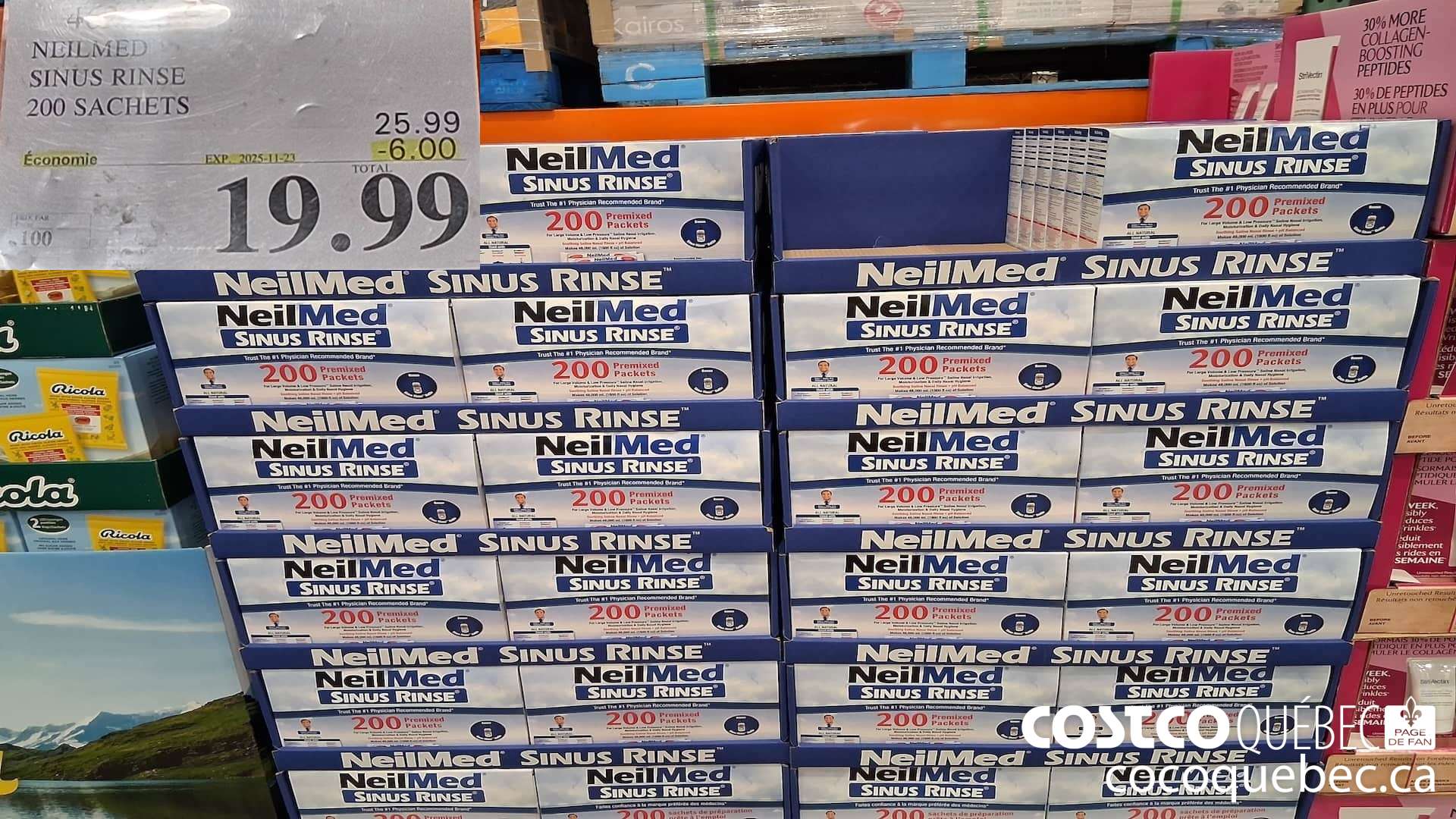 462963 NEILMED SINUS RINSE 200 SACHETS  ($6.00 INSTANT SAVINGS EXPIRES ON 2025-11-23) $19.99