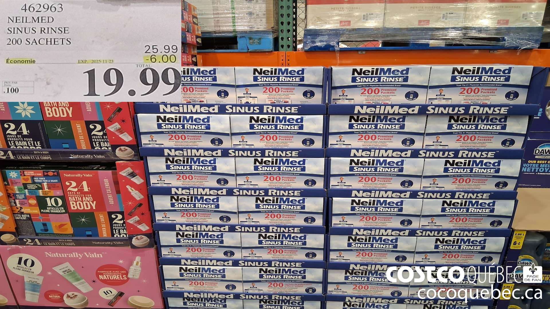 462963 NEILMED SINUS RINSE 200 SACHETS  ($6.00 INSTANT SAVINGS EXPIRES ON 2025-11-23) $19.99