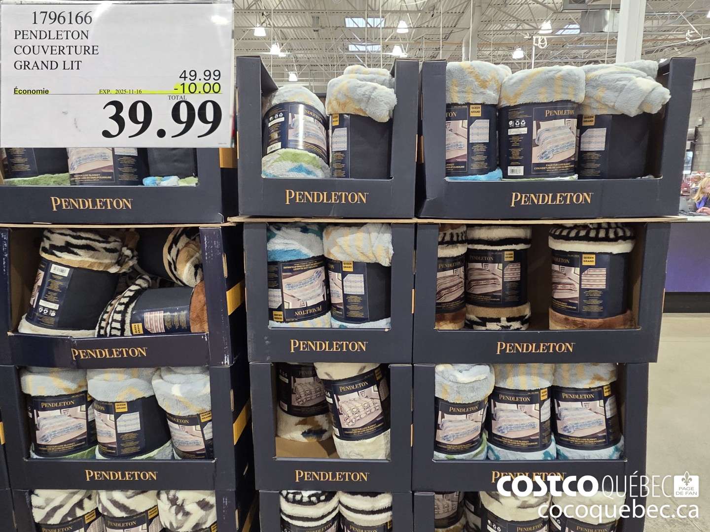 1796166 PENDLETON COUVERTURE GRAND LIT ($10.00 INSTANT SAVINGS EXPIRES ON 2025-11-16) $39.99