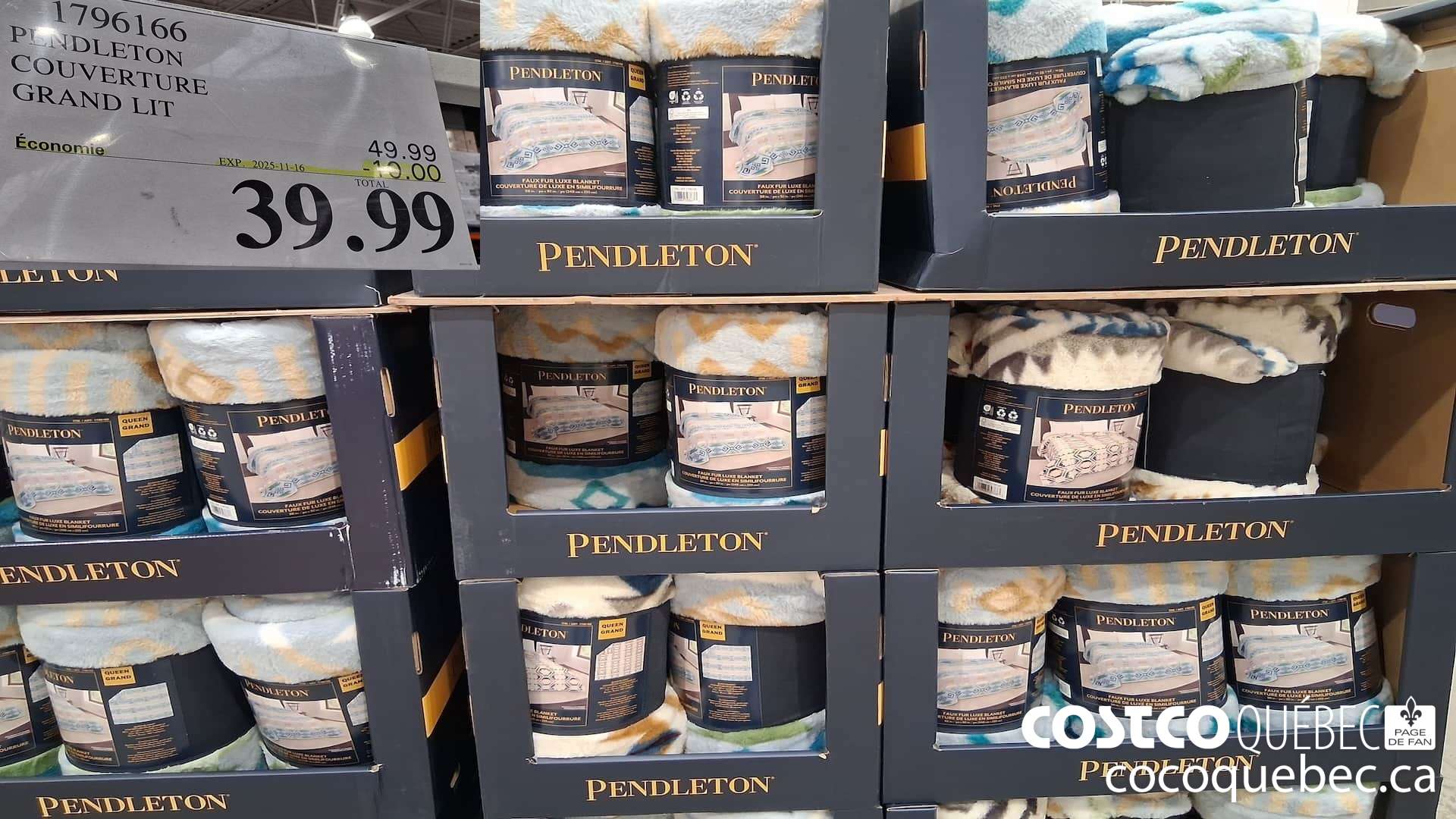 1796166 PENDLETON COUVERTURE GRAND LIT ($10.00 INSTANT SAVINGS EXPIRES ON 2025-11-16) $39.99