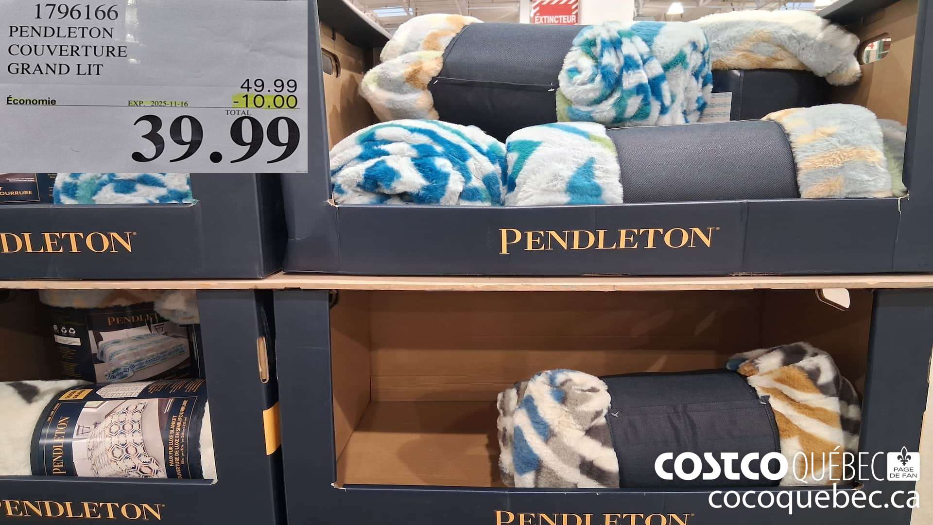 1796166 PENDLETON COUVERTURE GRAND LIT ($10.00 INSTANT SAVINGS EXPIRES ON 2025-11-16) $39.99