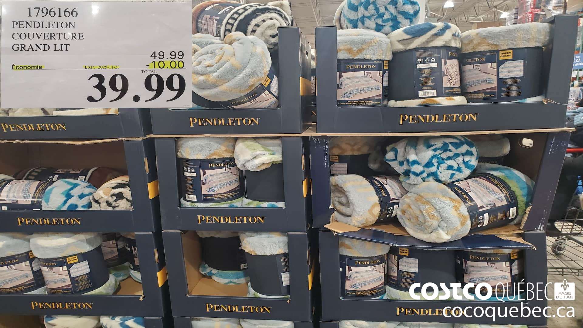 1796166 PENDLETON COUVERTURE GRAND LIT ($10.00 INSTANT SAVINGS EXPIRES ON 2025-11-16) $39.99