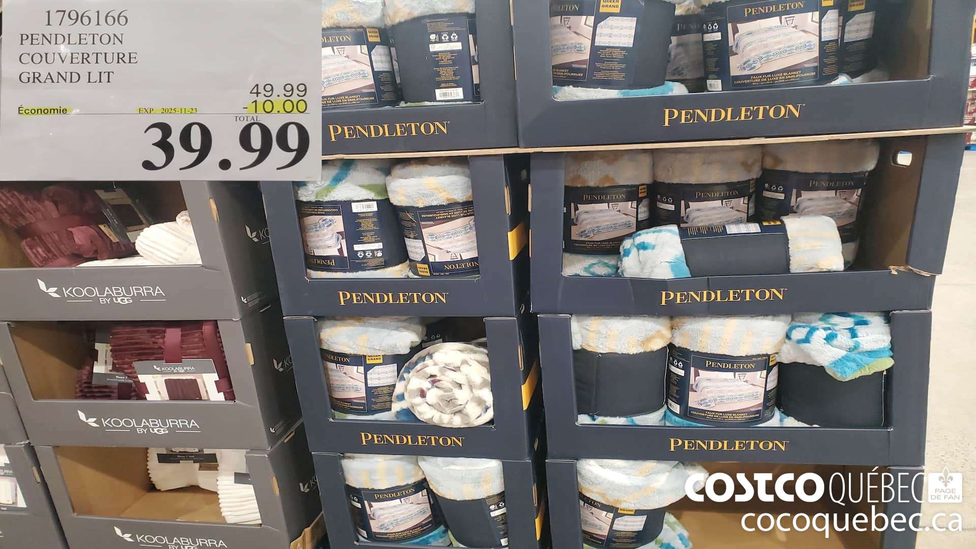 1796166 PENDLETON COUVERTURE GRAND LIT ($10.00 INSTANT SAVINGS EXPIRES ON 2025-11-23) $39.99