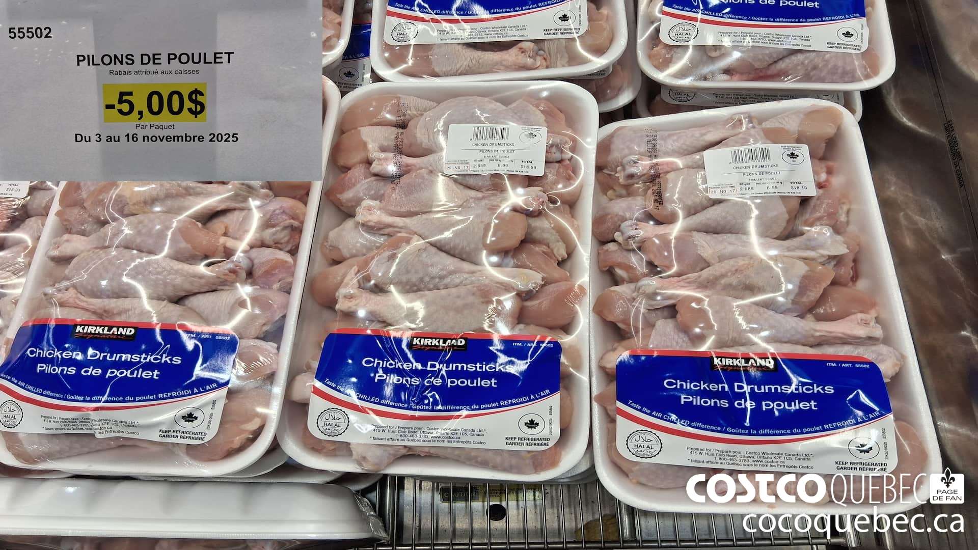 55502 PILONS DE POULET  ($5.00 INSTANT SAVINGS EXPIRES ON 2025-11-16)