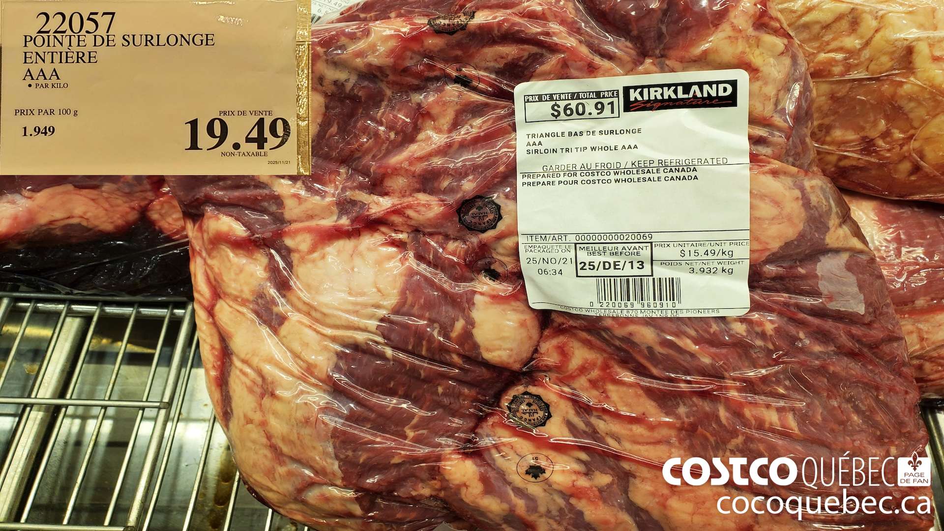 22057 POINTE DE SURLONGE ENTIERE AAA $19.49