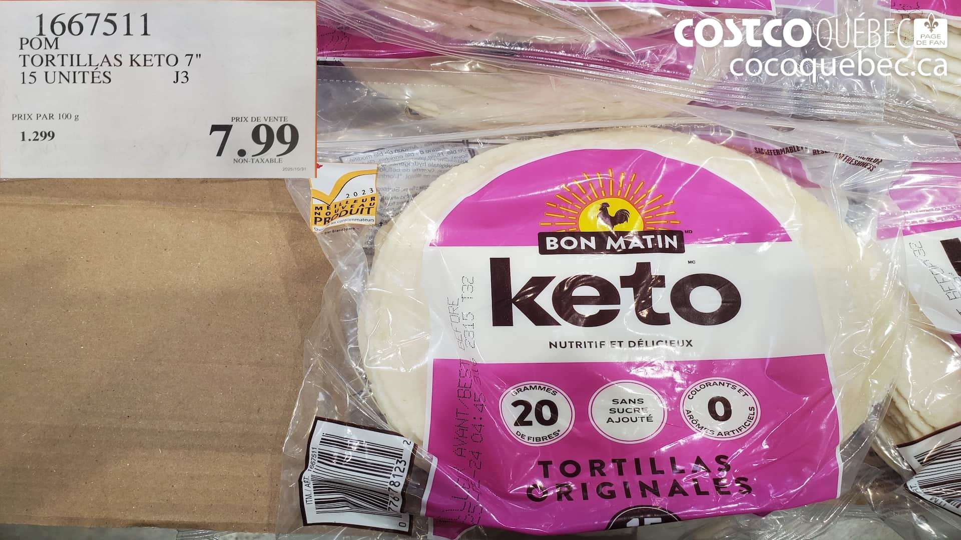 1667511 POM TORTILLAS ko 15 UNITES J3  $7.99