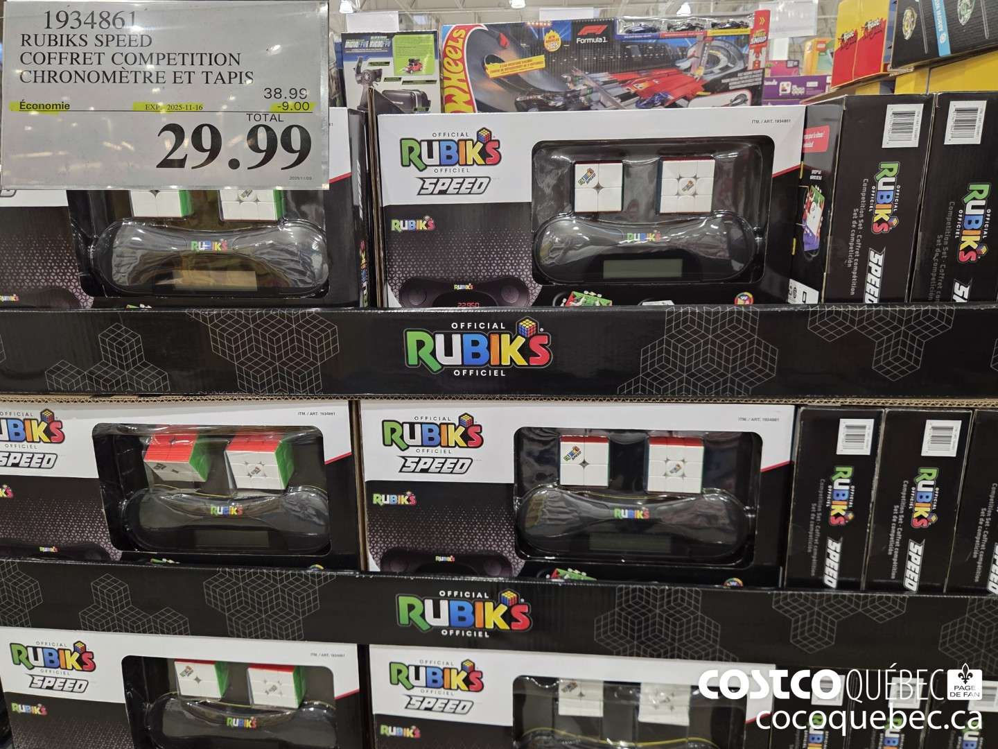 1934861 RUBIKS SPEED COFFRET COMPETITION CHRONOMETRE ET TAPIS ($9.00 INSTANT SAVINGS EXPIRES ON 2025-11-16) $29.99
