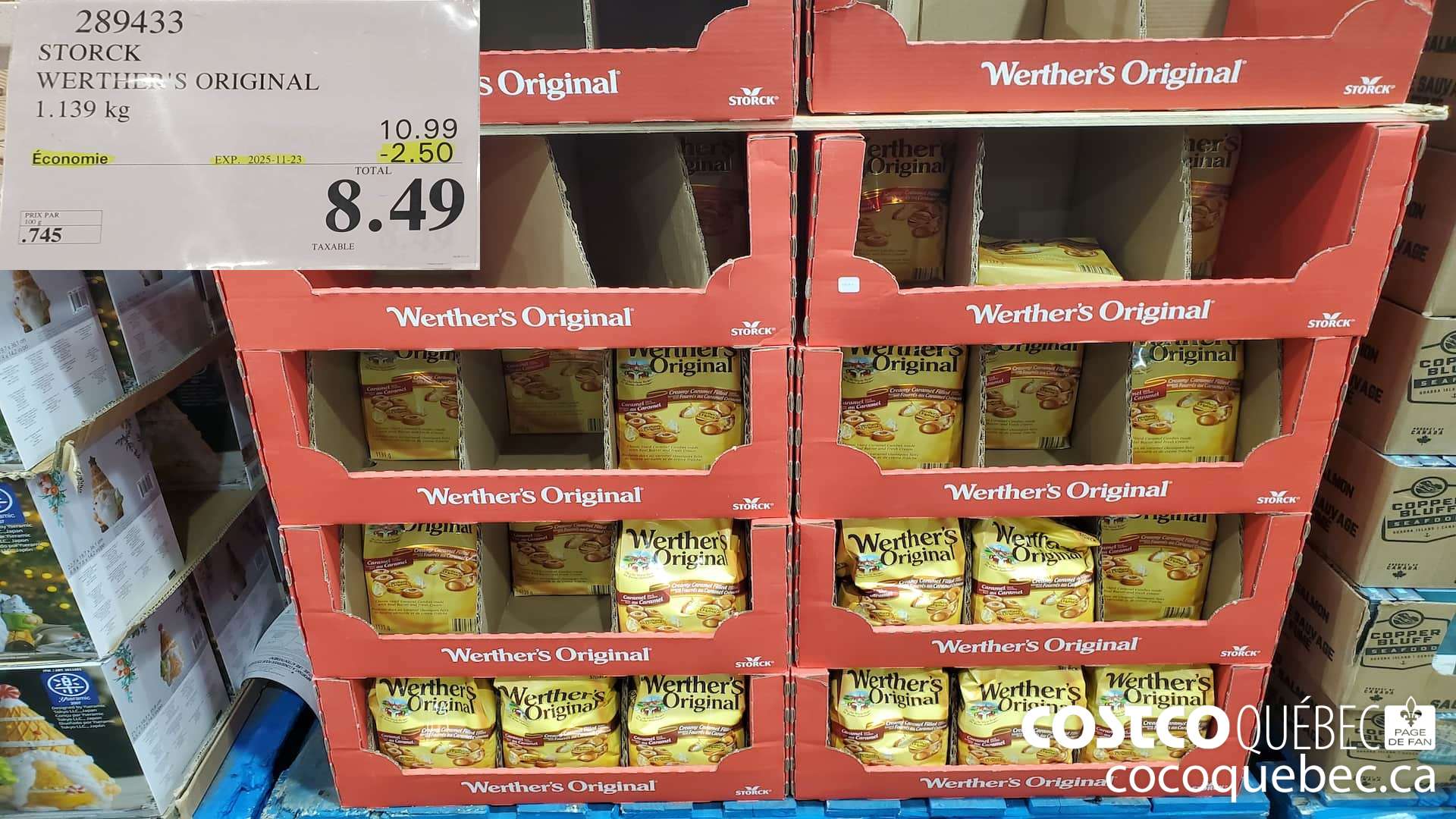 289433 STORCK WERTHER'S ORIGINAL  ($2.50 INSTANT SAVINGS EXPIRES ON 2025-11-23) $8.49