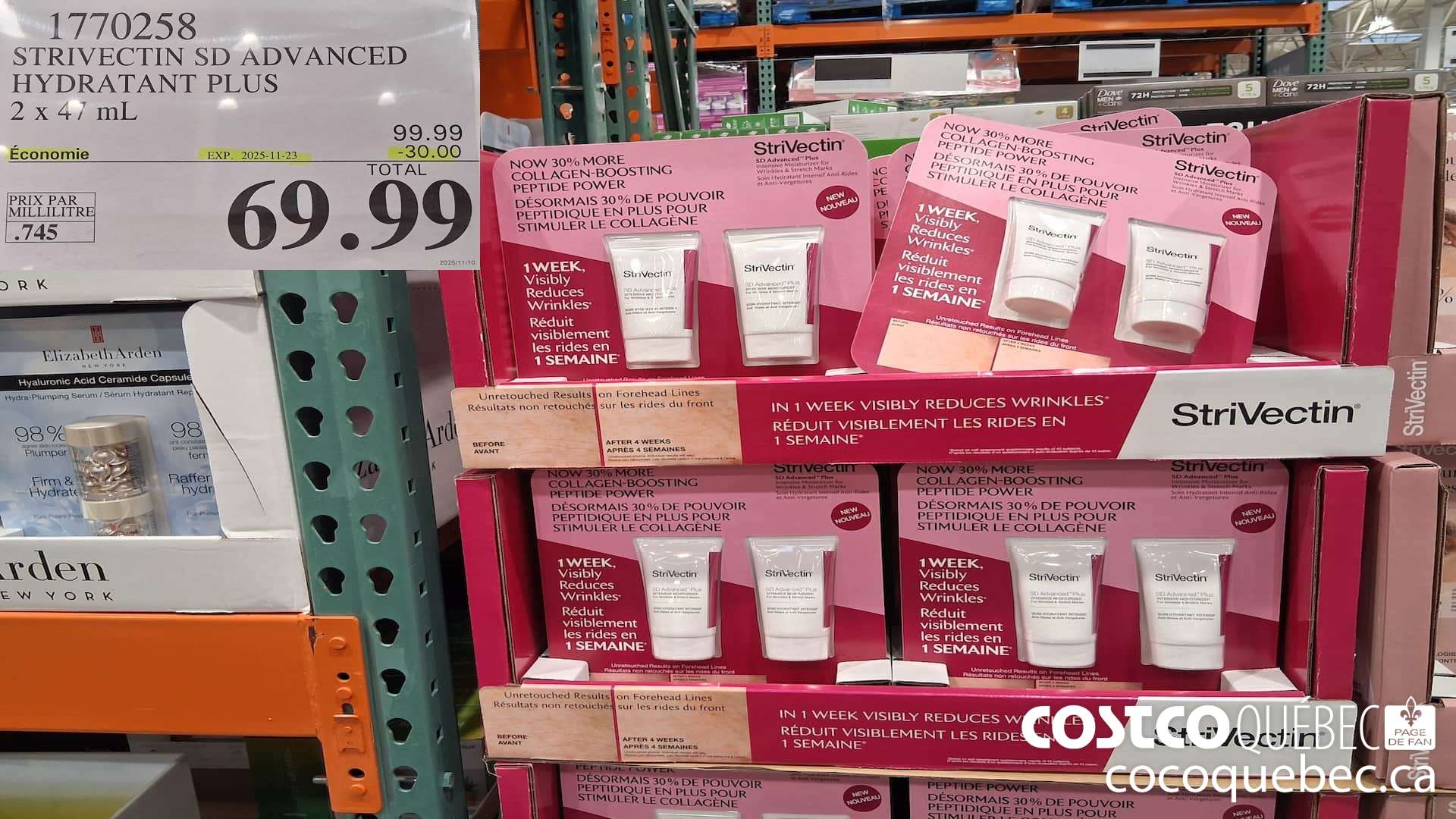 1770258 STRIVECTIN SD ADVANCED HYDRATANT PLUS 2 X 47ML ($30.00 INSTANT SAVINGS EXPIRES ON 2025-11-23) $69.99