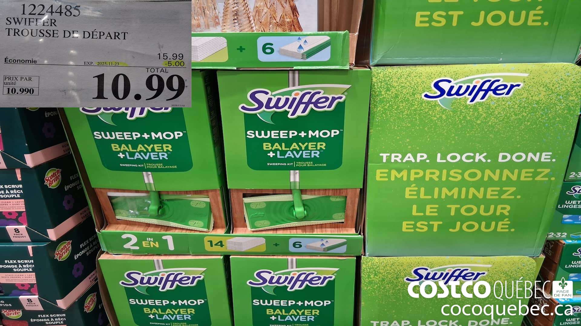 1224485 SWIFFER TROUSSE DE DEPART ($5.00 INSTANT SAVINGS EXPIRES ON 2025-11-23) $10.99