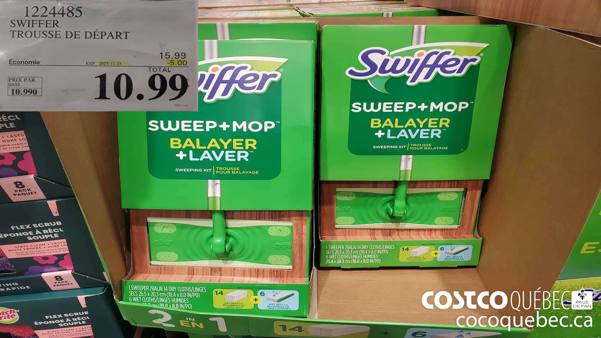 1224485 SWIFFER TROUSSE DE DEPART ($5.00 INSTANT SAVINGS EXPIRES ON 2025-11-23) $10.99
